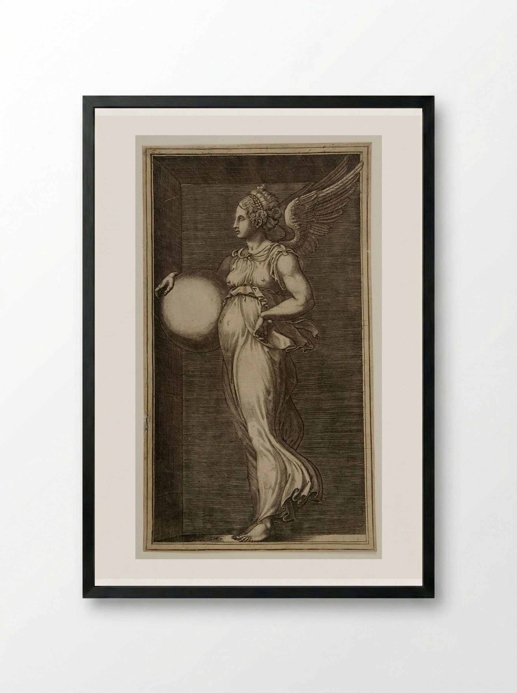 Victory - Giorgio Ghisi - Framed Print Black