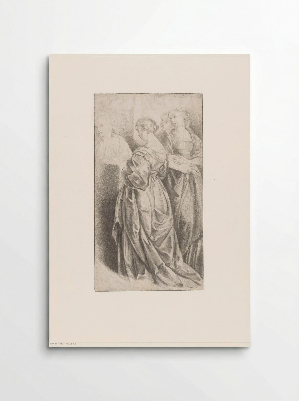 Vier staande vrouwen - Claude Henri Watelet - Poster