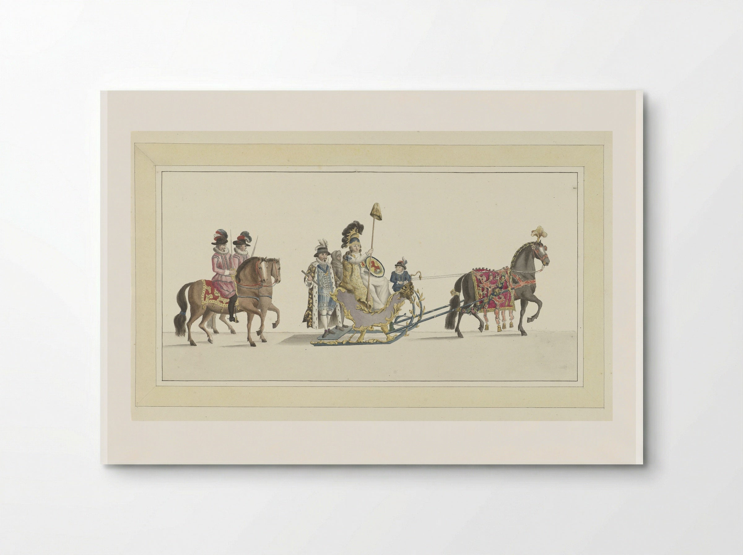 Vierde slede (The Fourth Sleigh) - Abraham Delfos - Poster