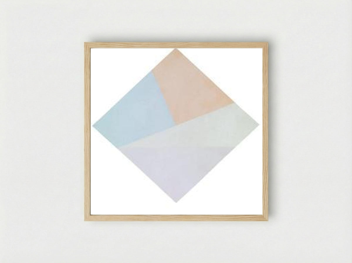 Viertelung eines Quadrates - Max Bill - Framed Print Wood