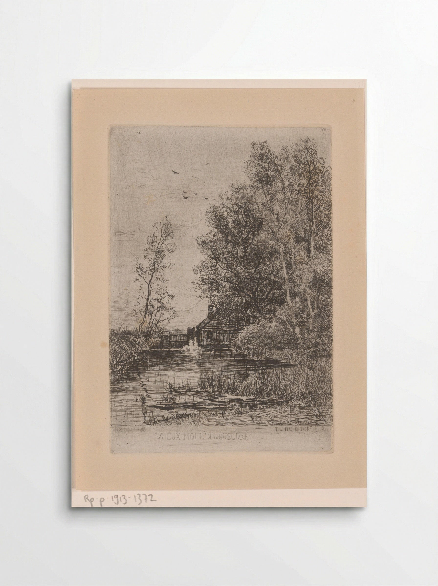 Vieux Moulin en Gueldre - Philip Zilcken - Poster