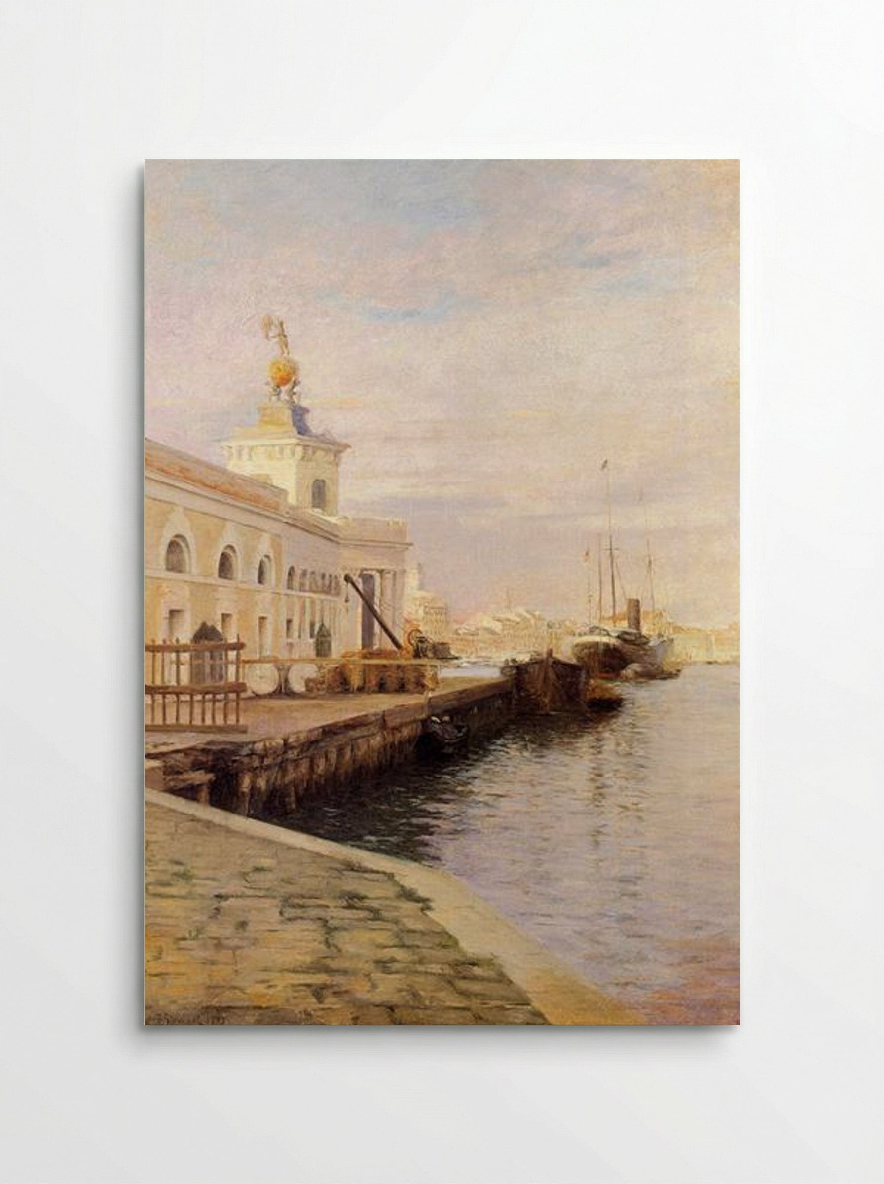 View Of Venice (The Dogana) - Julius LeBlanc Stewart - Poster