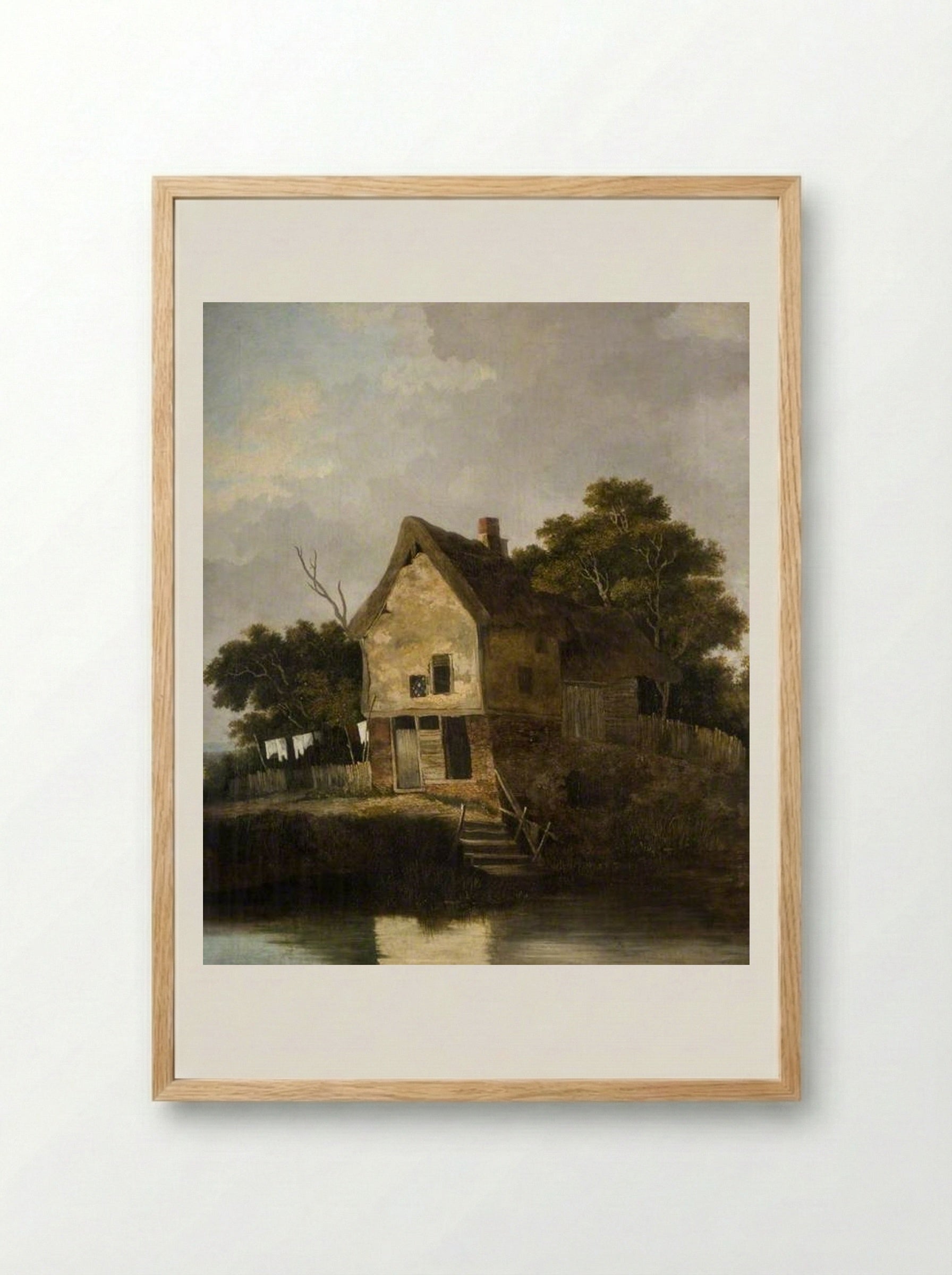 View at Blofield, near Norwich - John Crome - Framed Print Wood