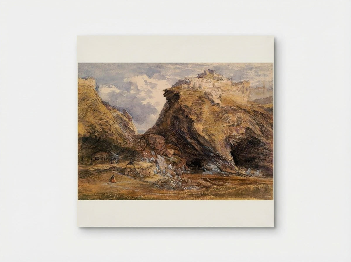 View at Tintagel - Samuel Palmer - Poster
