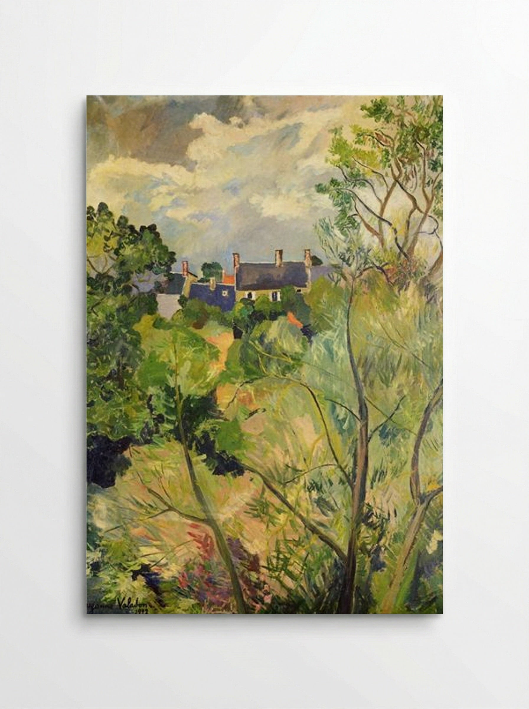 View from My Window in Genets (Brittany) - Suzanne Valadon - Poster
