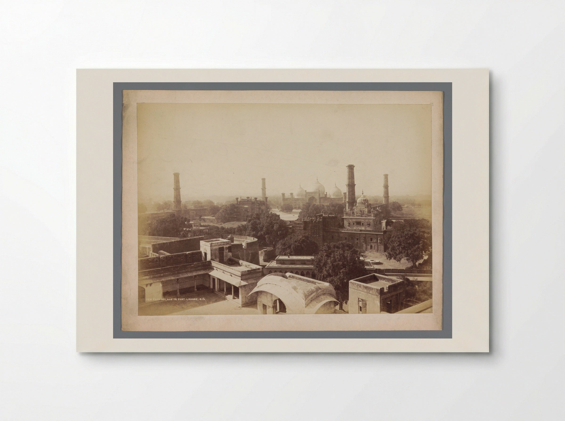 View from Palace in Fort Lahore - Samuel Bourne - Poster
