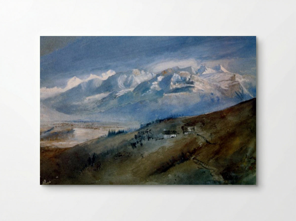 View from my Window at Mornex - John Ruskin - Poster