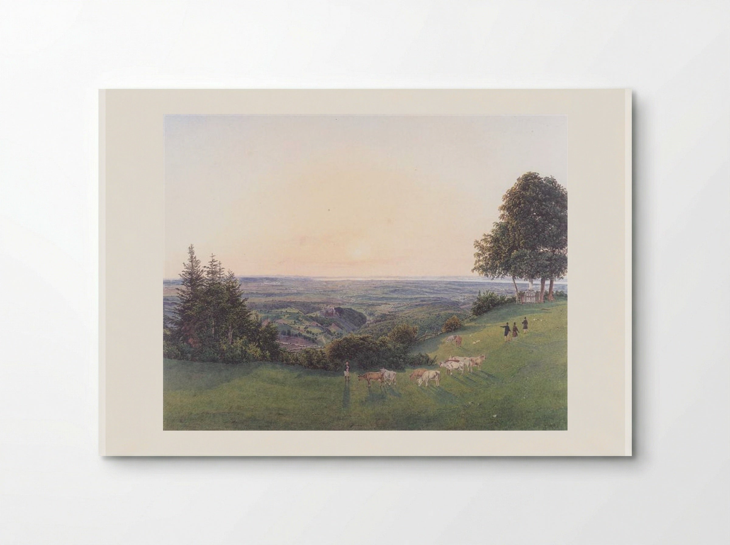 View from the Chapel Rosalie - Rudolf von Alt - Poster