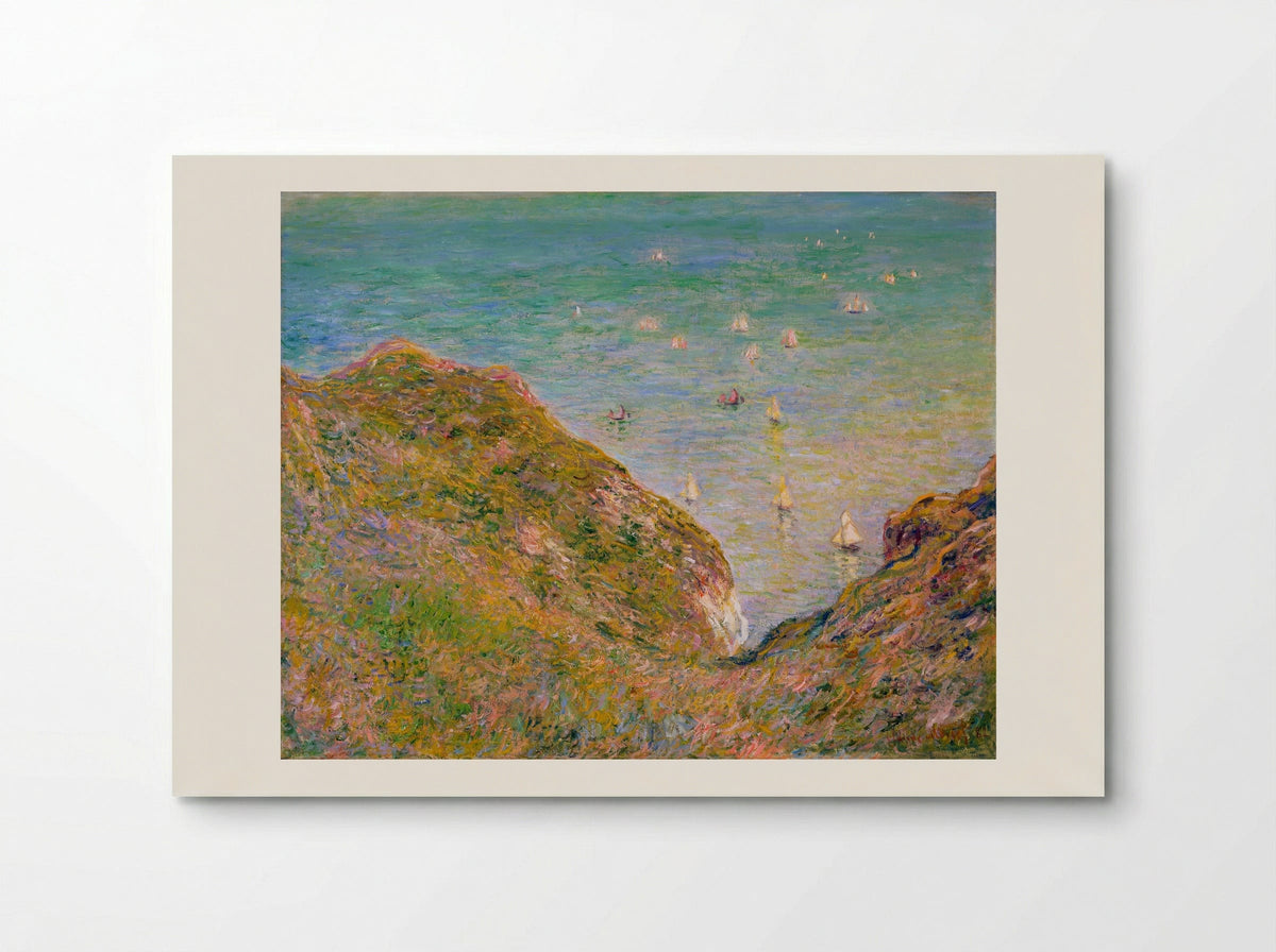 View from the Cliff at Pourville, Bright Weather - Claude Monet - Poster