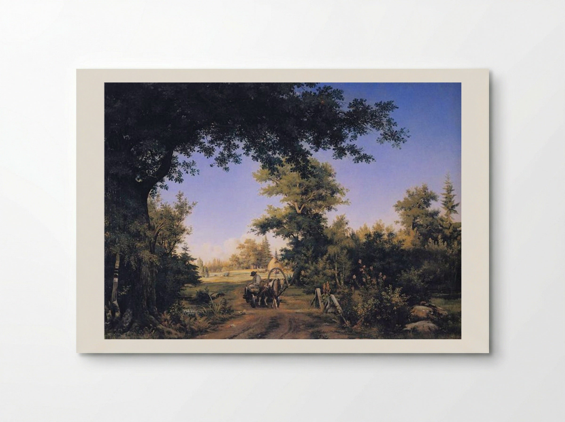 View in the Vicinity of St. Petersburg - Ivan Shishkin - Poster