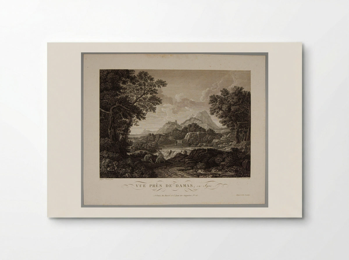 View near Damas in Syria - Paul Jacob Laminit - Poster