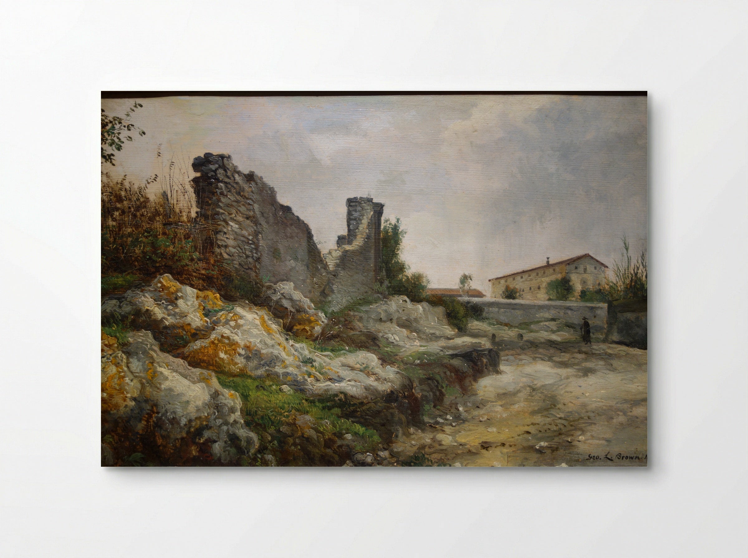 View near Rome - George Loring Brown - Poster