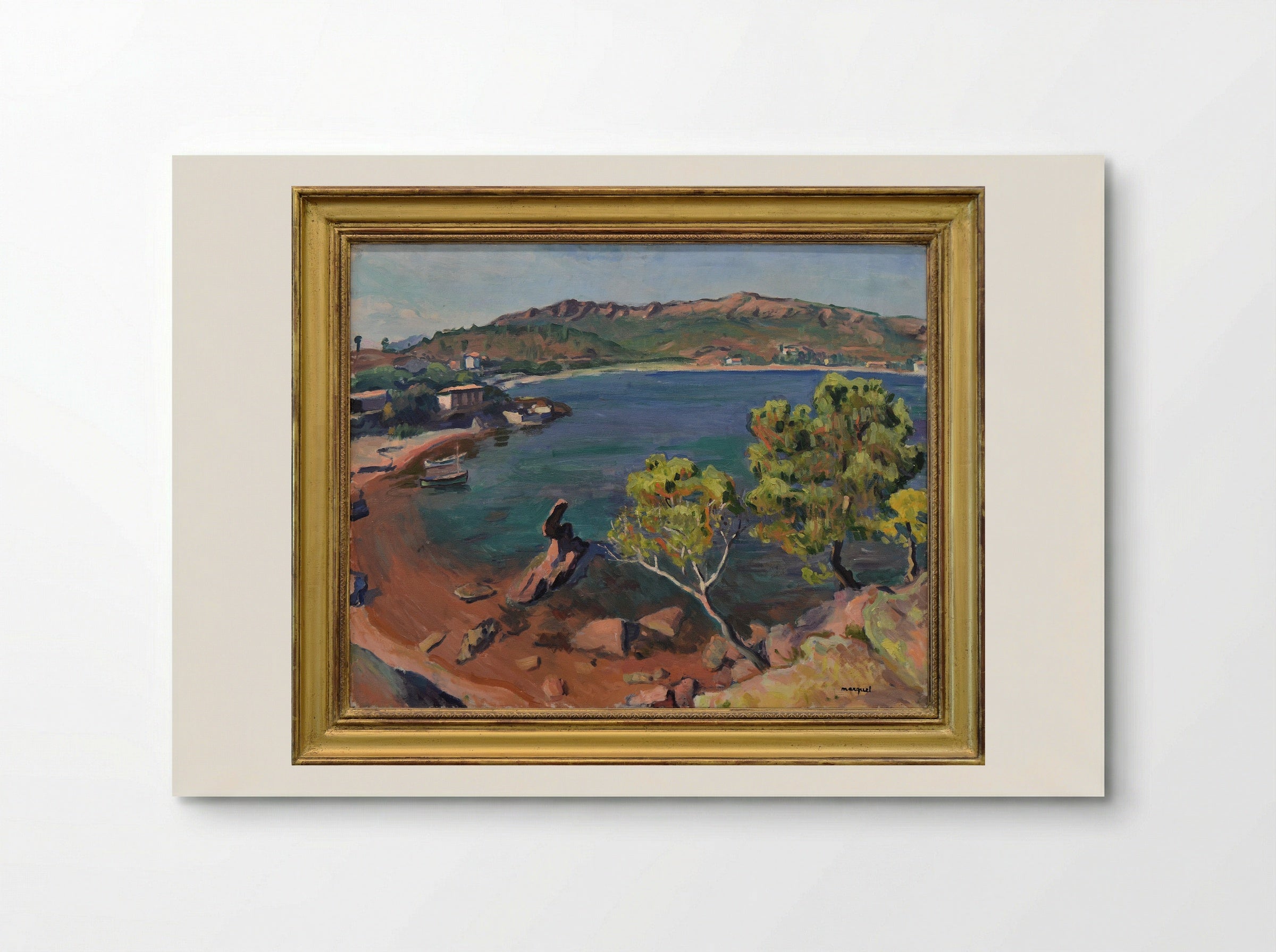 View of Agay - Albert Marquet - Poster