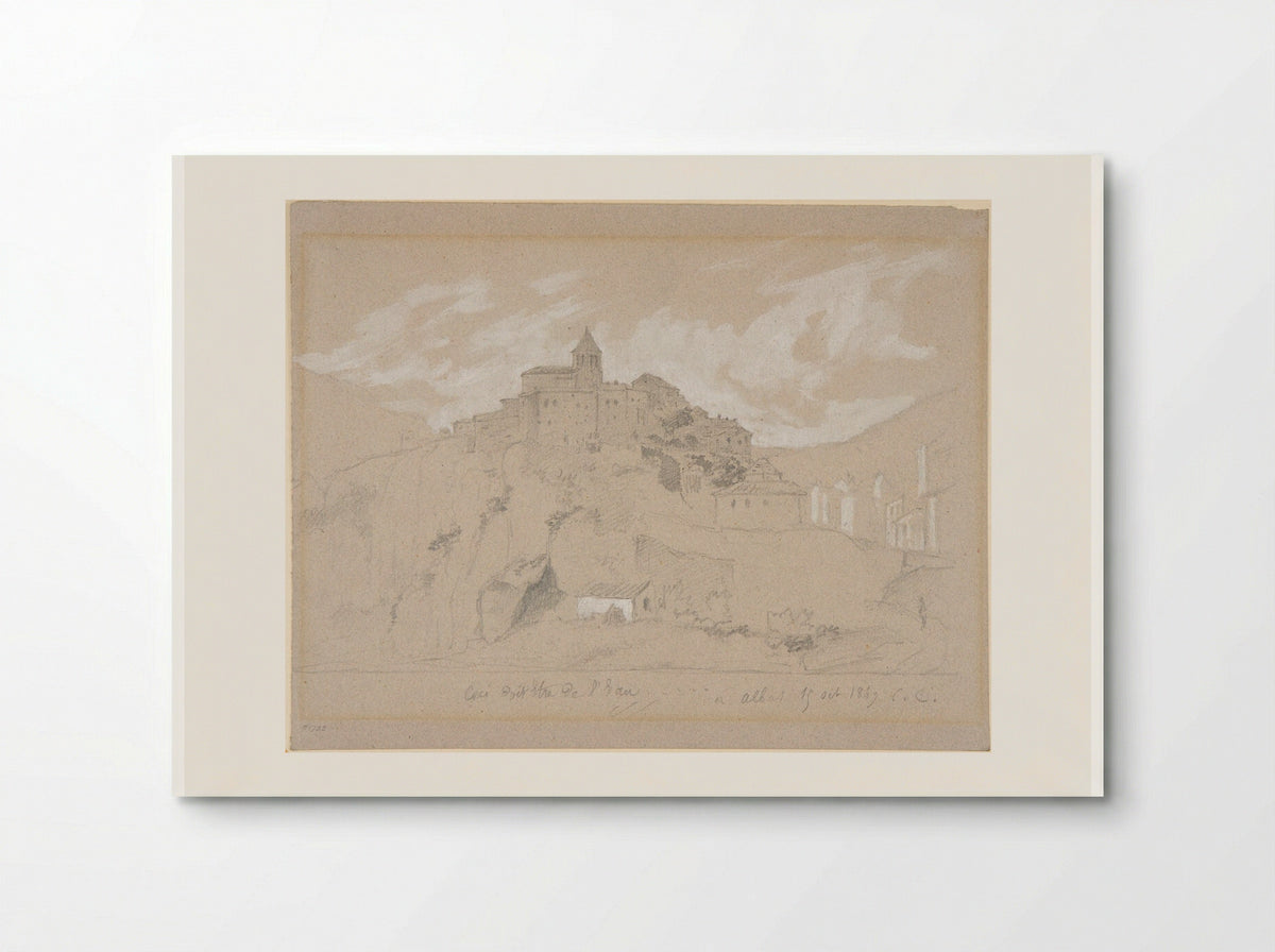 View of Albas, France - Jean-Baptiste-Camille Corot - Poster