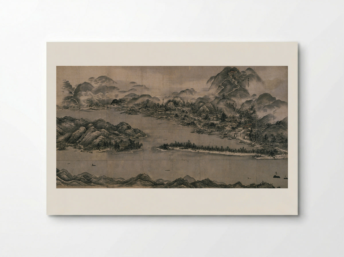 View of Ama-no-Hashidate - Sesshu Toyo - Poster