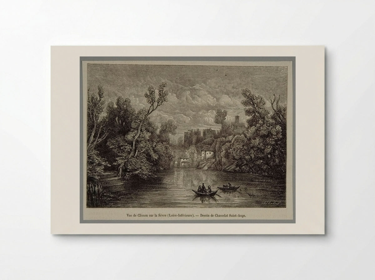 View of Clisson on the Sèvre - Best et Cie - Poster
