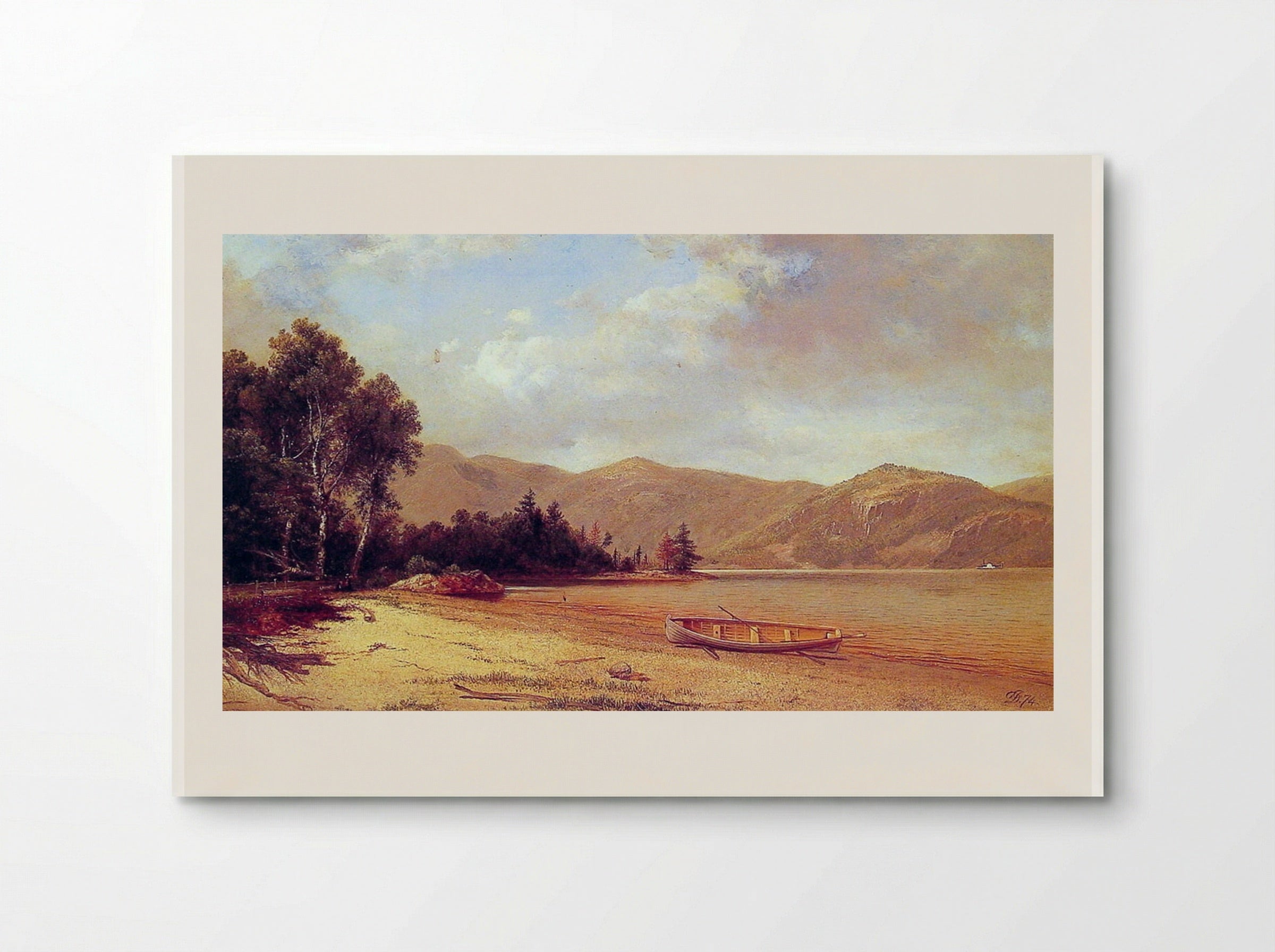 View of Dresden, Lake George - David Johnson - Poster