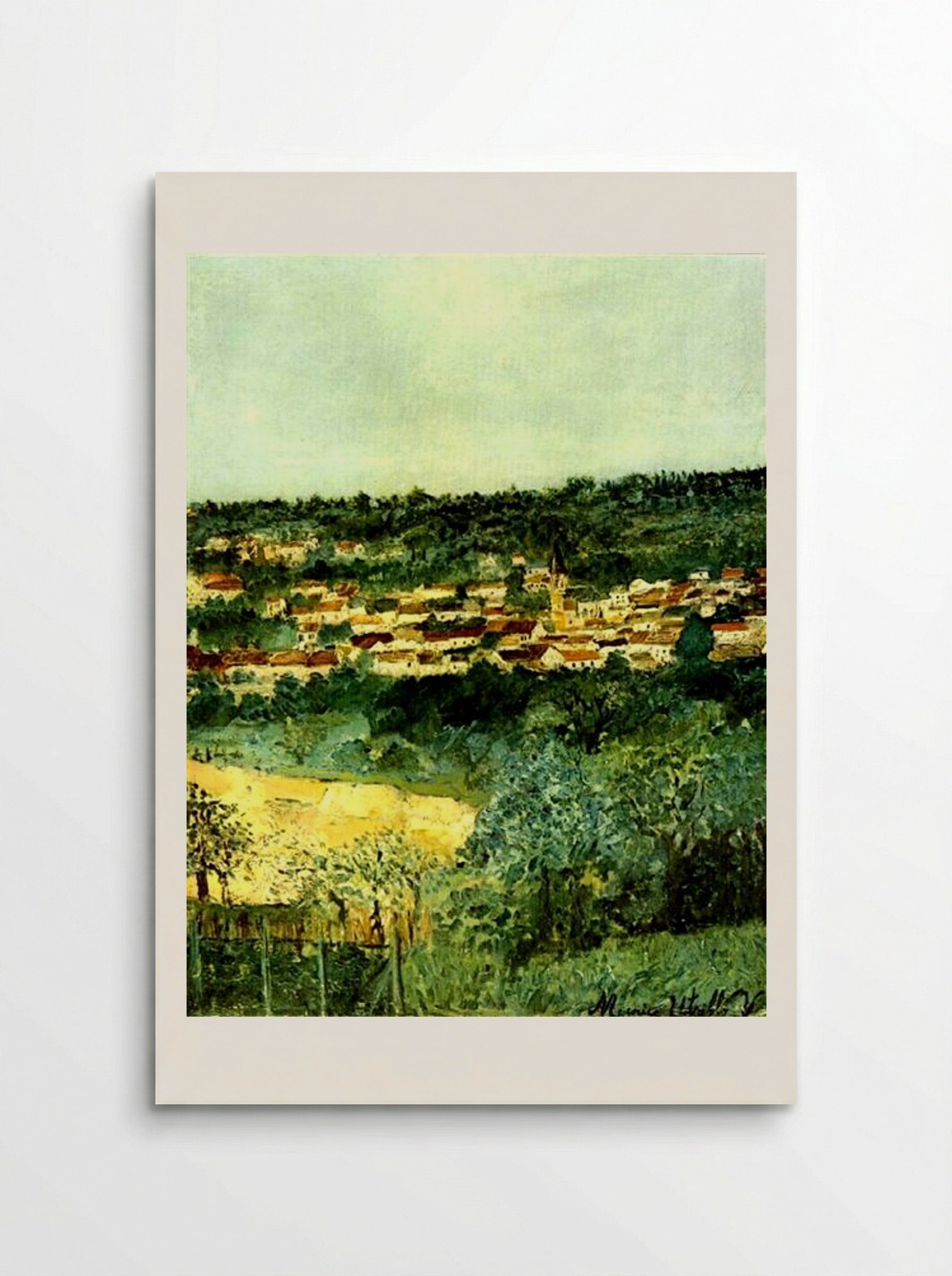 View of Montmagny - Maurice Utrillo - Poster