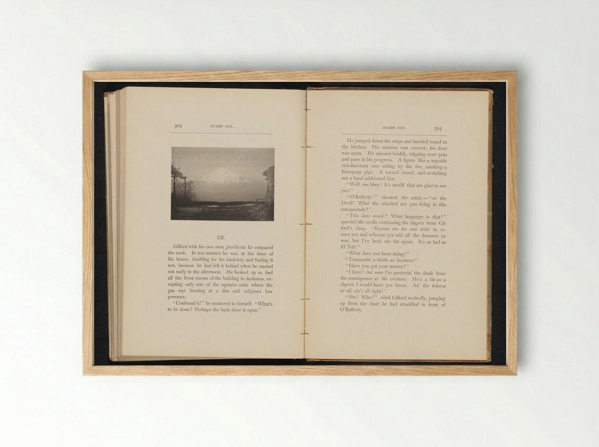 View of Mount Fuji - Kazumasa Ogawa - Framed Print Wood