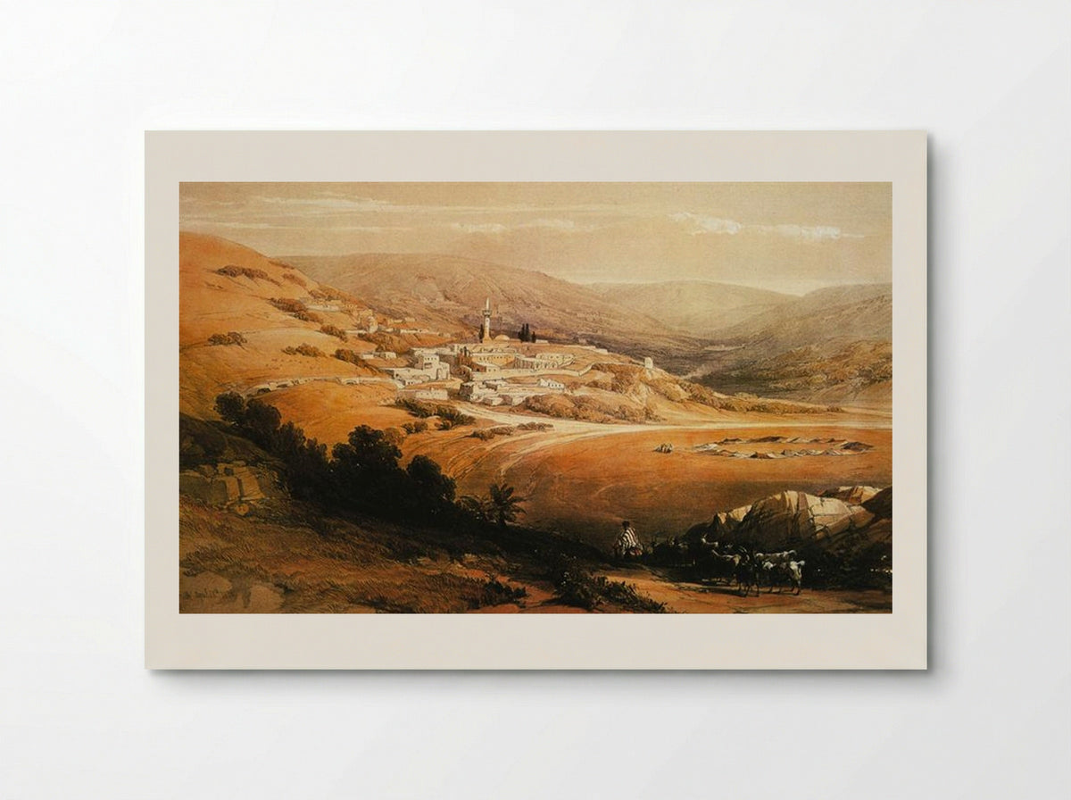 View of Nazareth - David Roberts - Poster