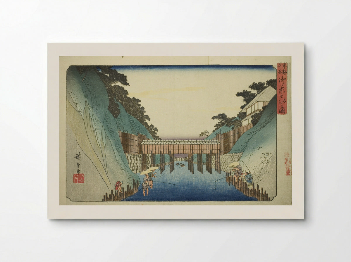 View of Ochanomizu - Utagawa Hiroshige - Poster