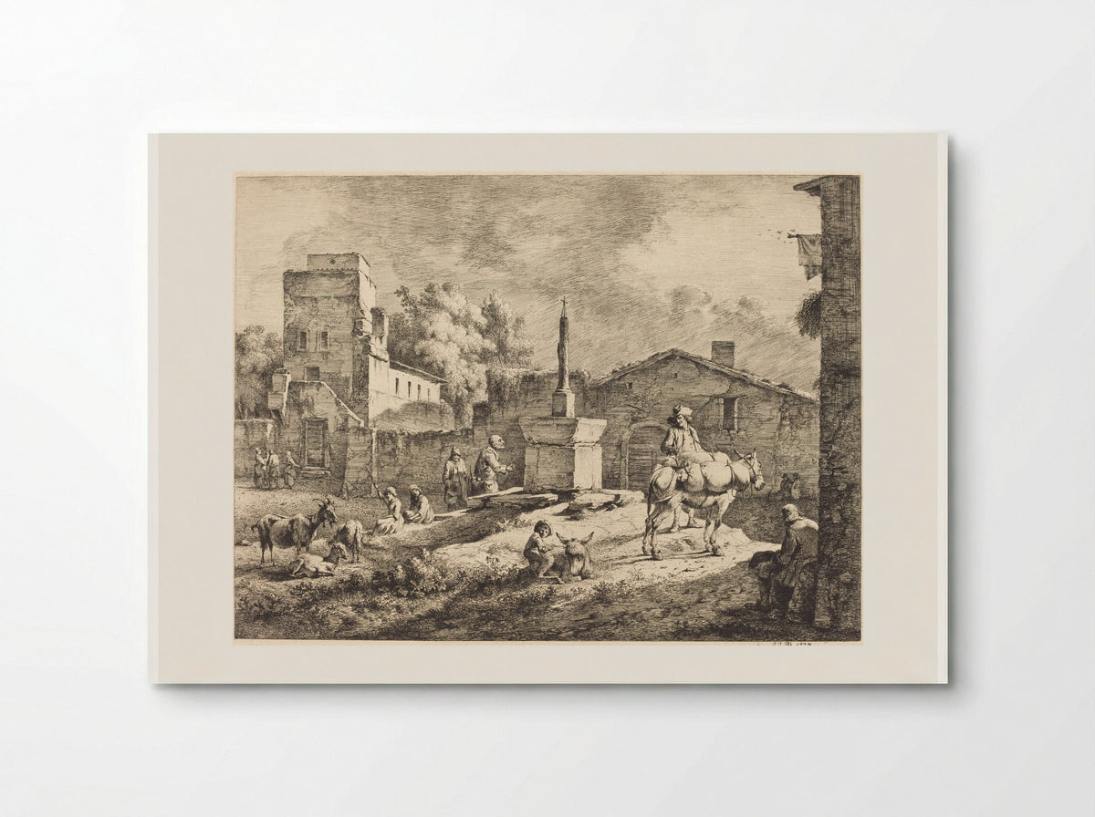 View of Saint-Andéol - Jean-Jacques de Boissieu - Poster