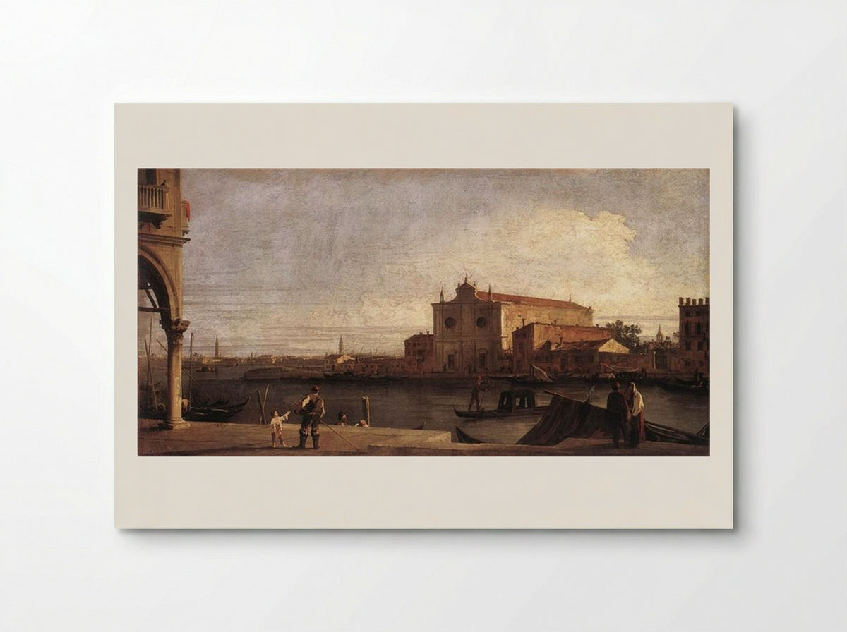 View of San Giovanni dei Battuti at Murano - Canaletto - Poster