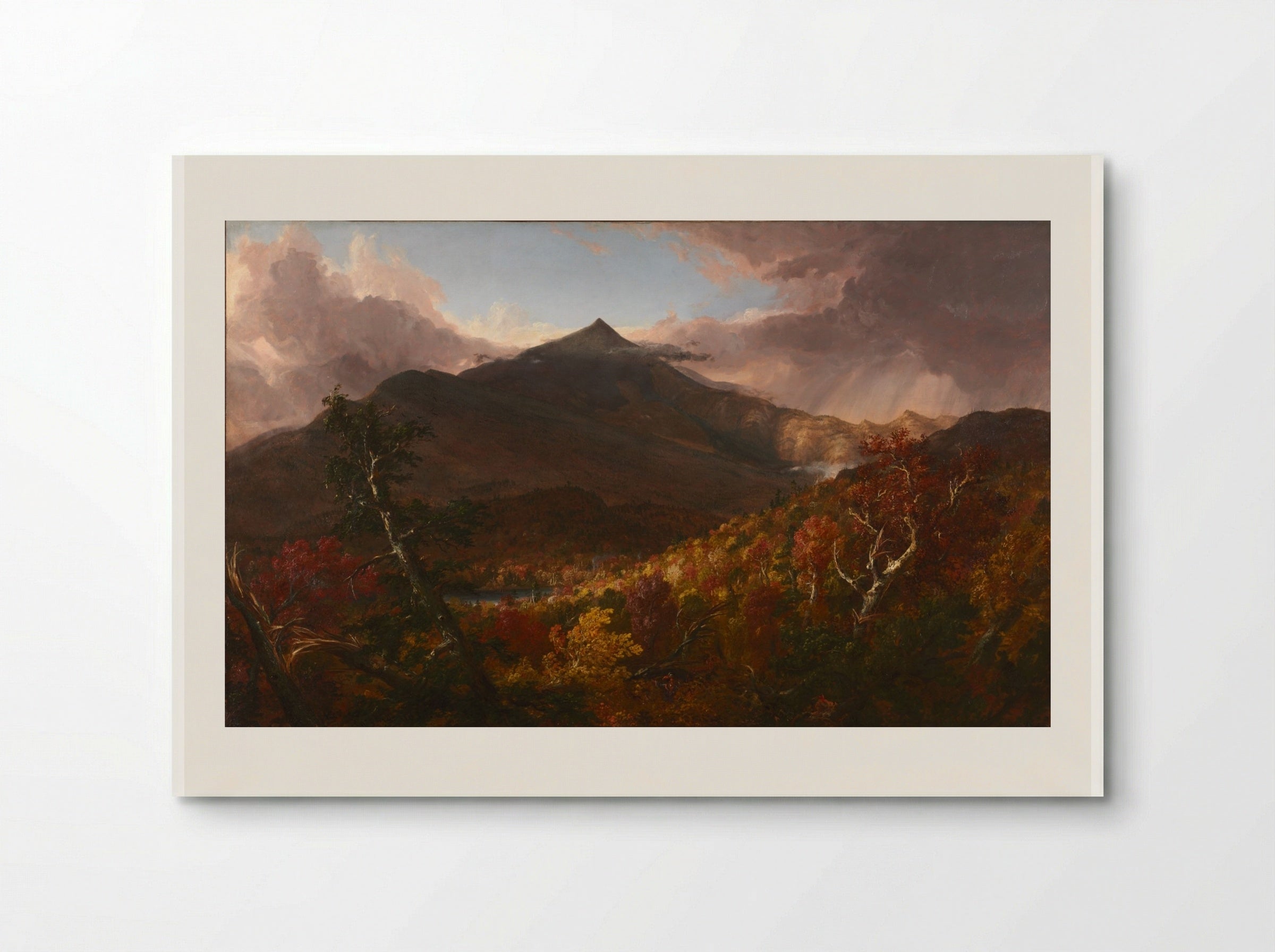 View of Schroon Mountain, Essex County, New York, After a Storm - Thomas Cole - Poster