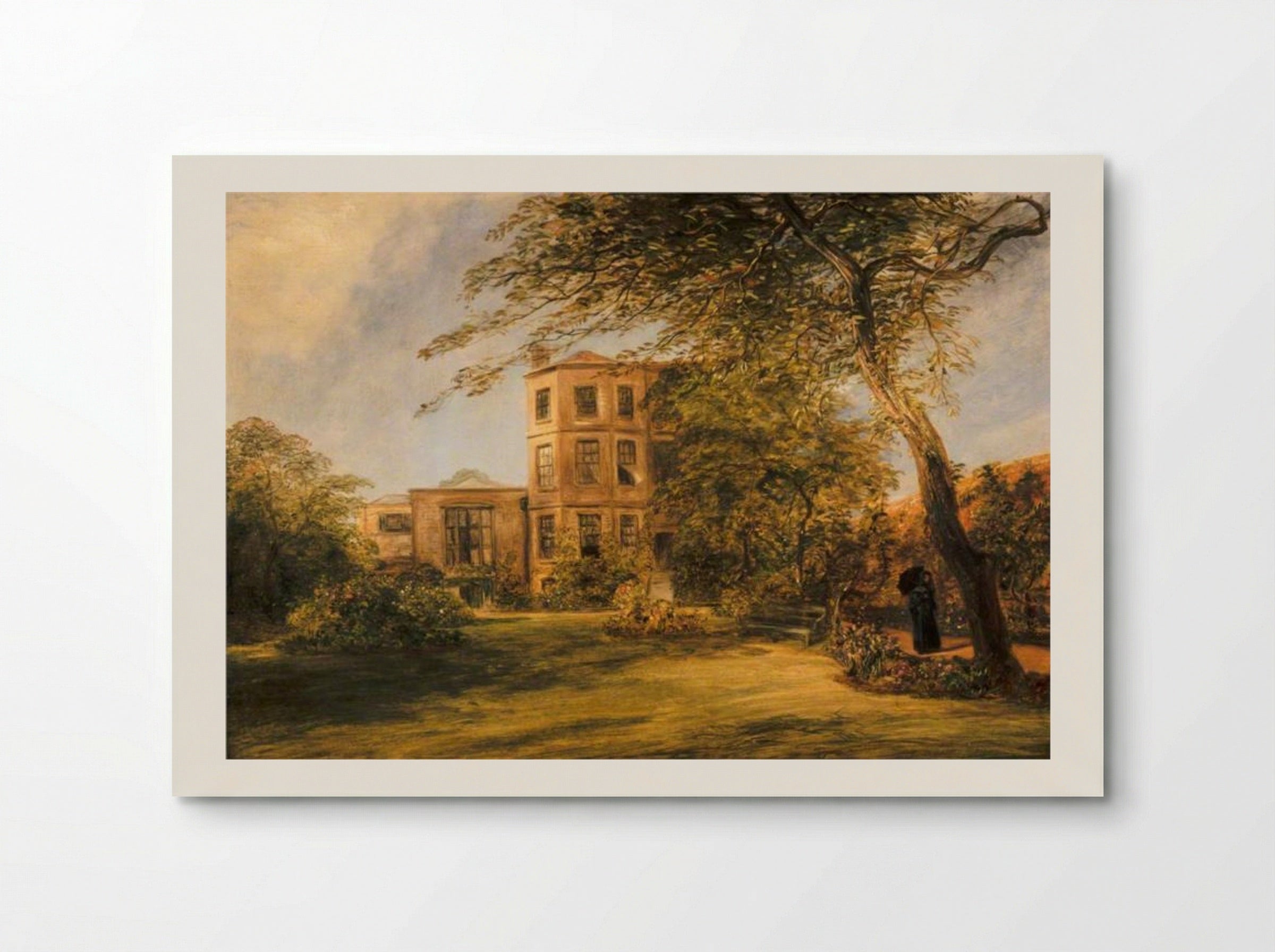 View of Sir David Wilkie's House in Vicarage Place, Kensington - William Collins - Poster