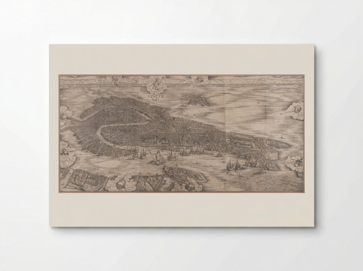 View of Venice - Jacopo de' Barbari - Poster