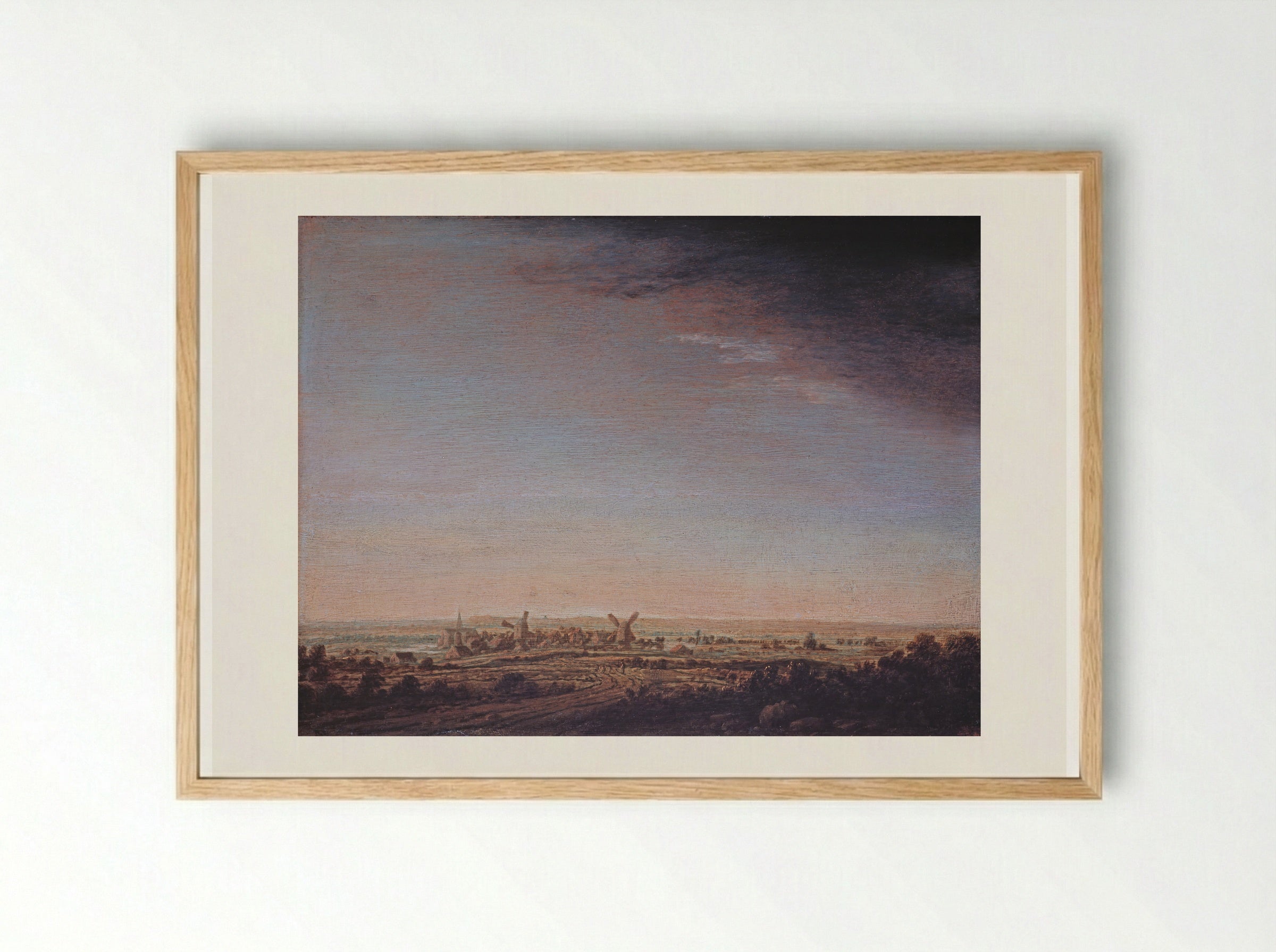 View of Wageningen - Hercules Segers - Framed Print Wood