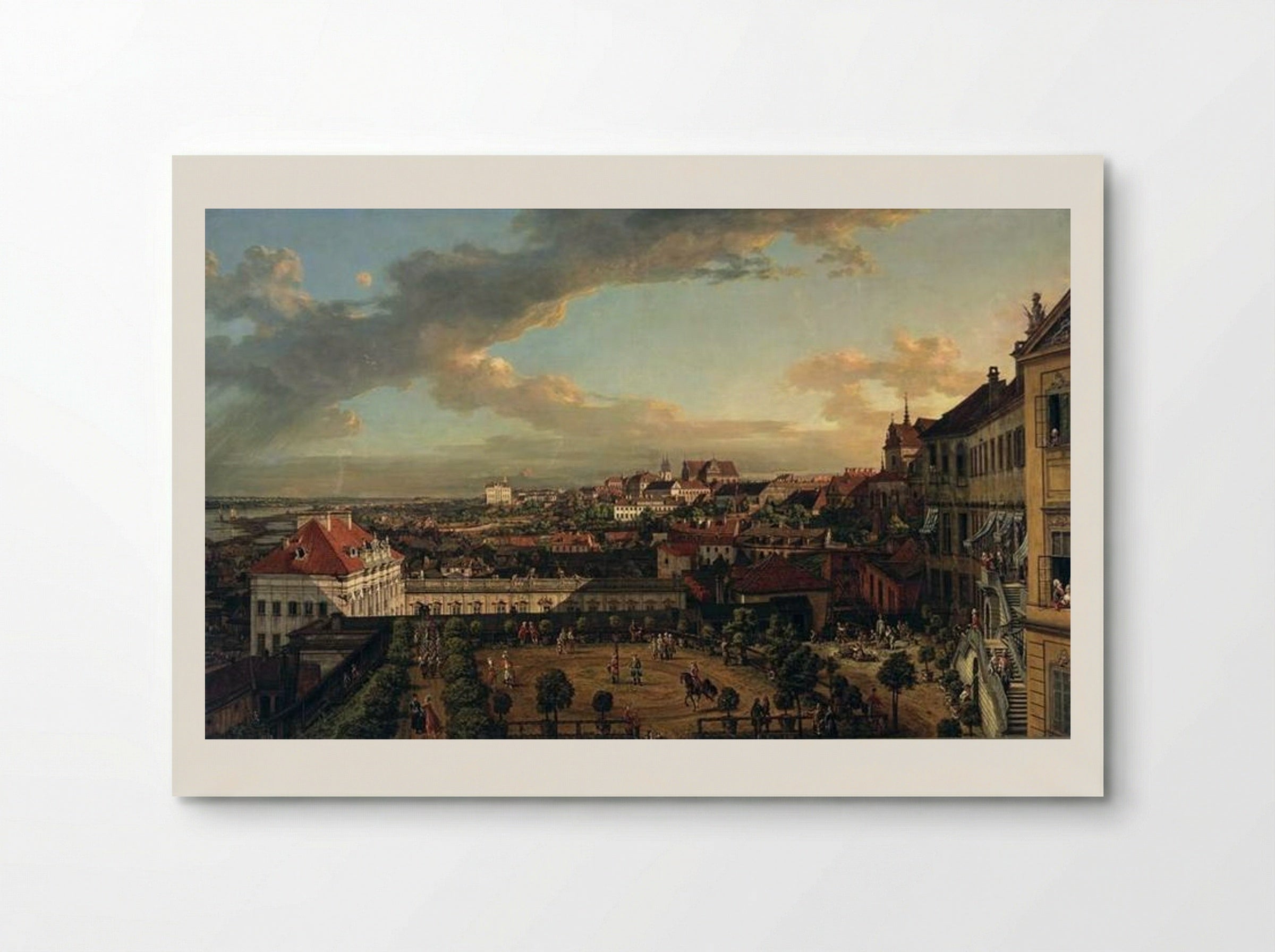 View of Warsaw from the Terrace of the Royal Castle - Bernardo Bellotto - Poster