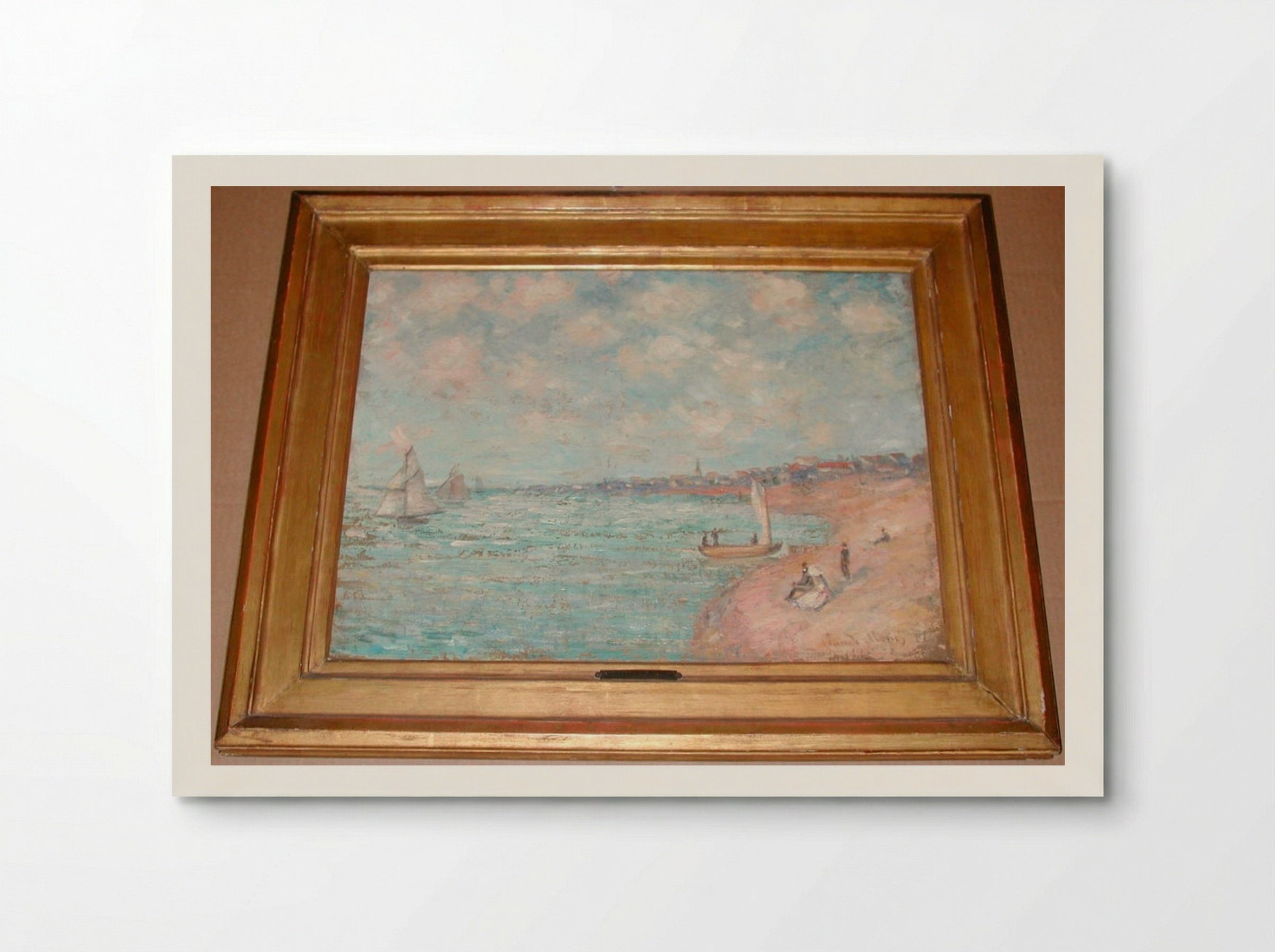 View of a Beach - Claude Monet - Poster