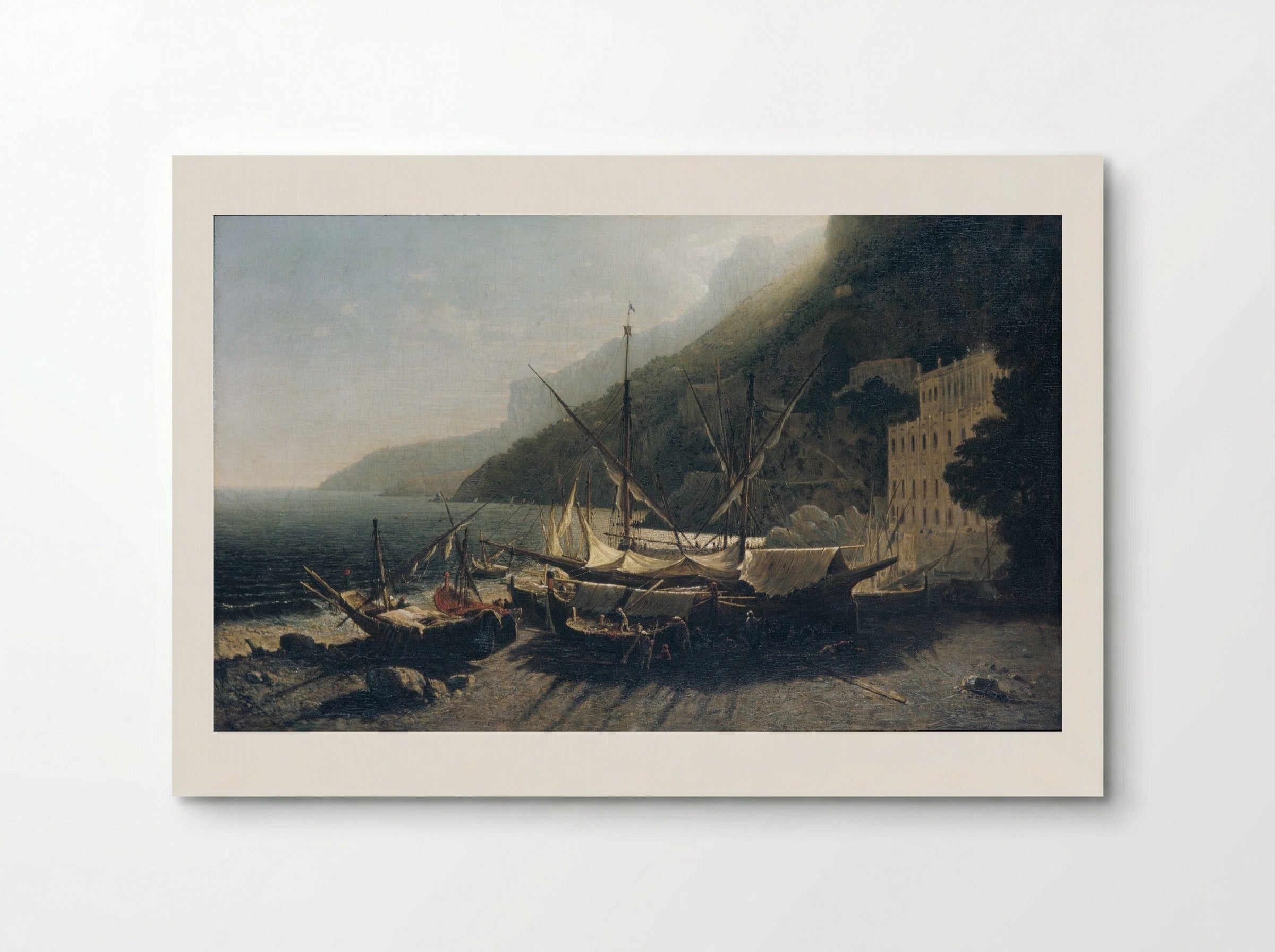 View of the Bay of Naples - George Loring Brown - Poster