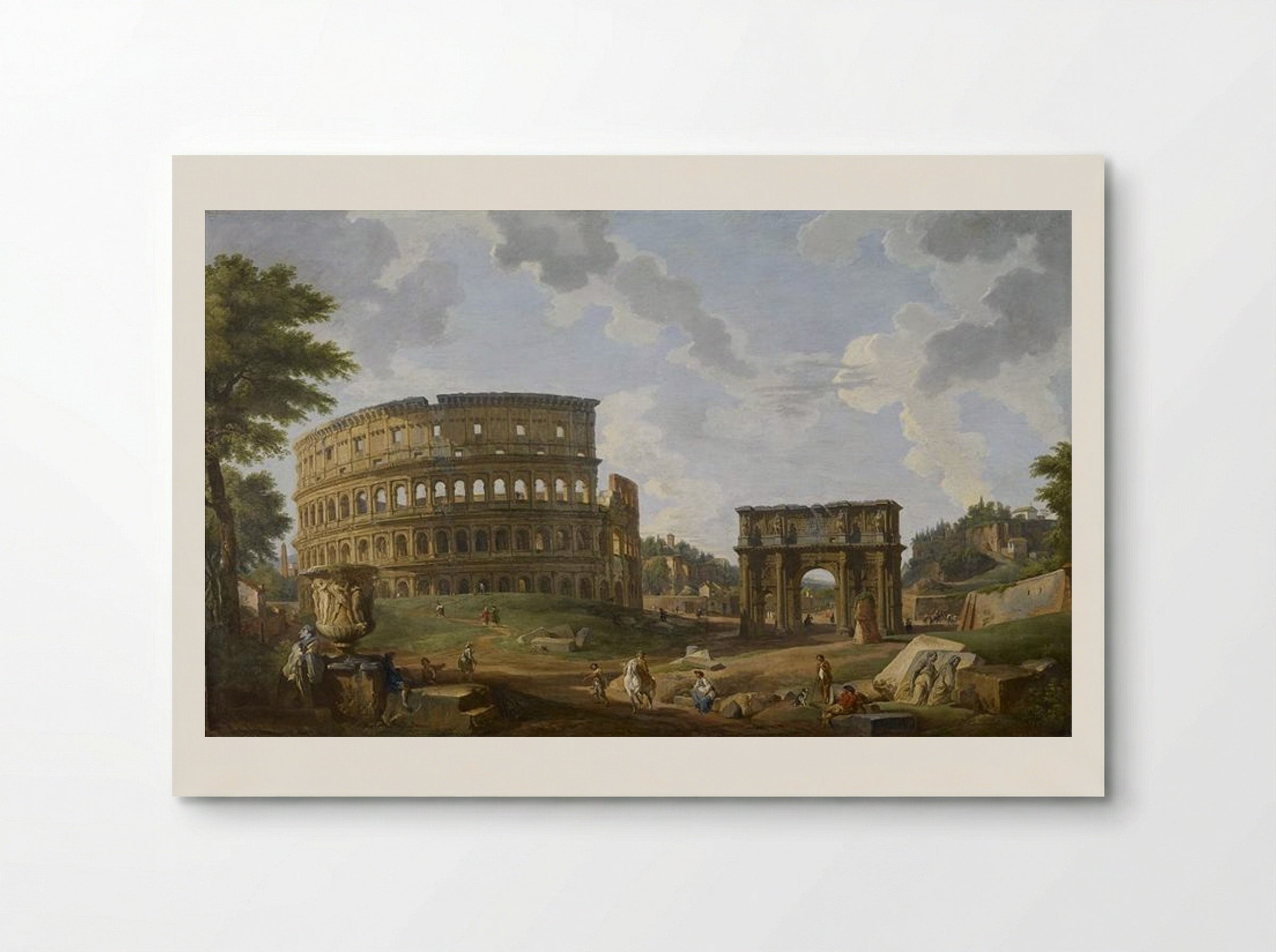 View of the Colosseum - Giovanni Paolo Panini - Poster