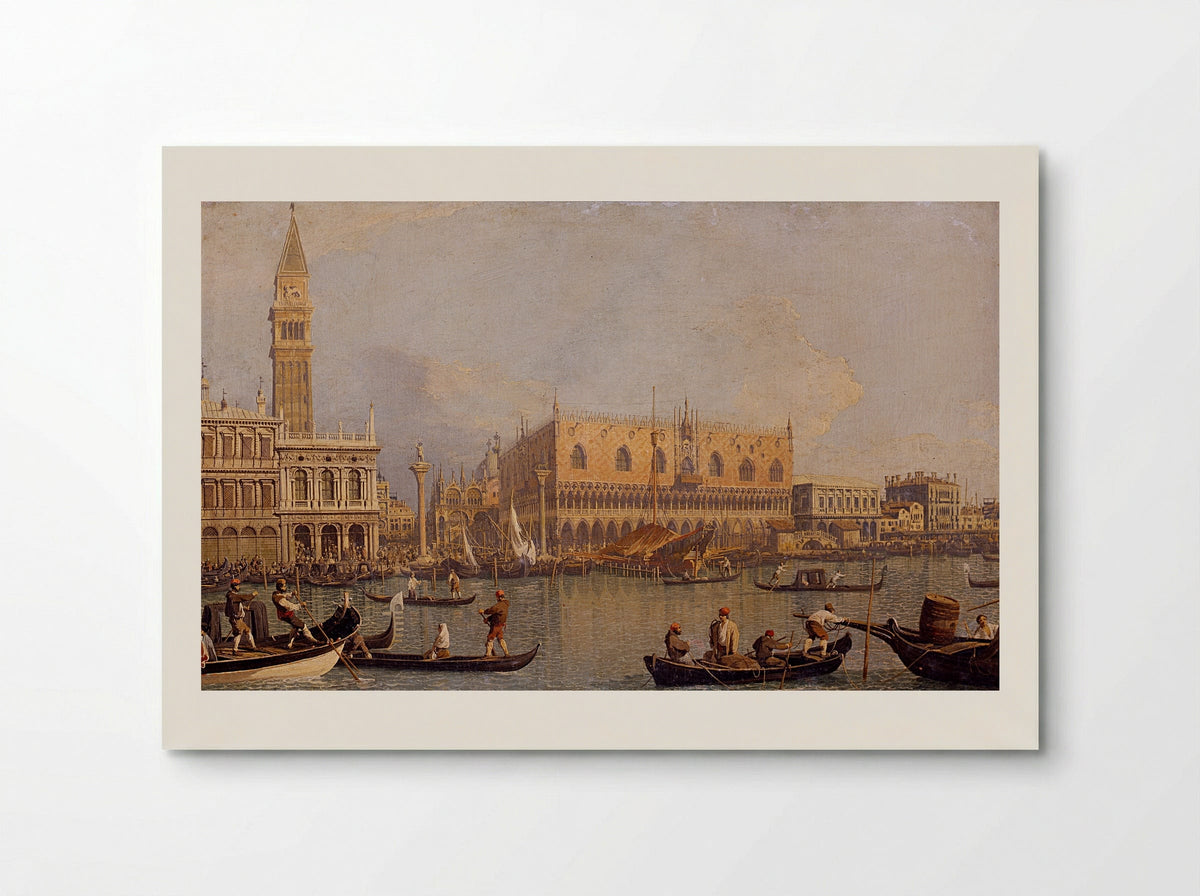 View of the Ducal Palace - Canaletto - Poster