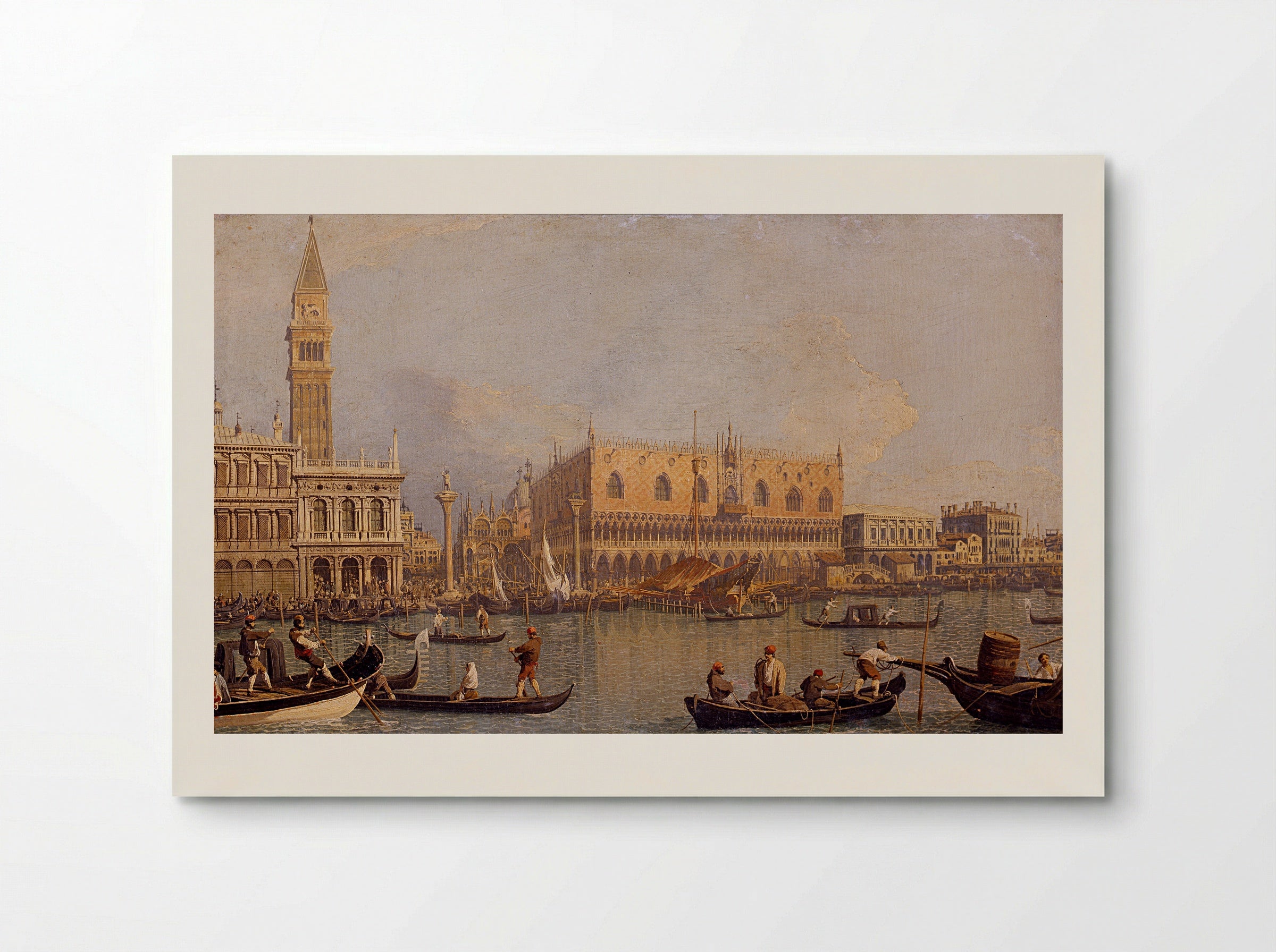 View of the Ducal Palace - Canaletto - Poster