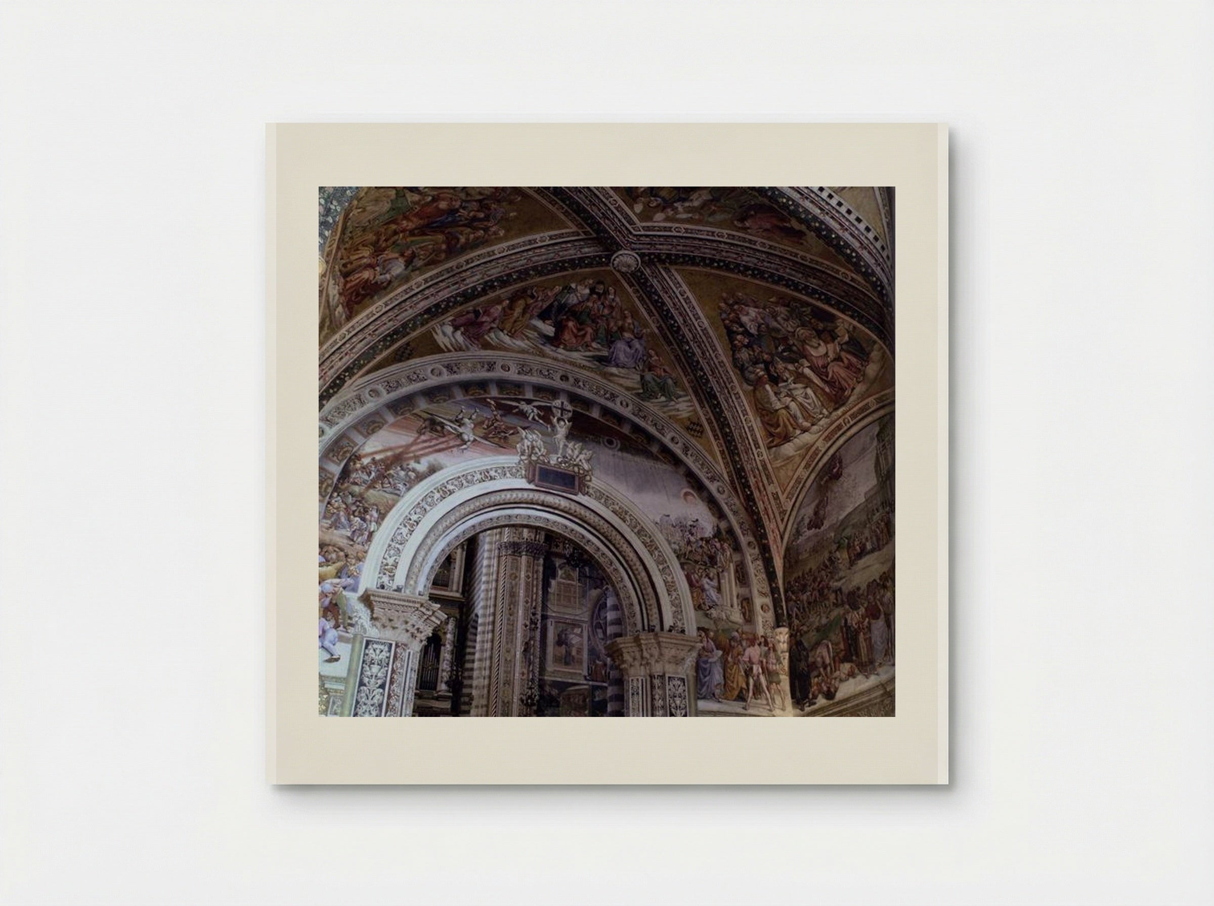View of the Frescoes in the Chapel of San Brizio - Luca Signorelli - Poster