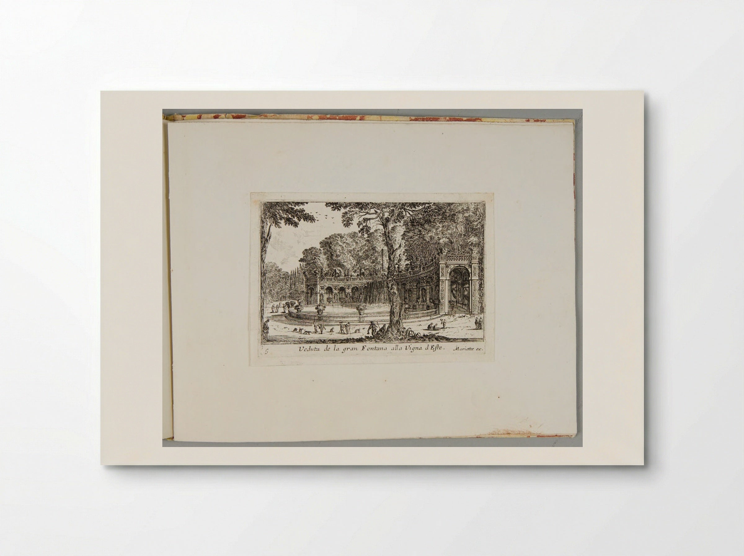 View of the Great Fountain at the Villa d'Este - Israël Silvestre - Poster