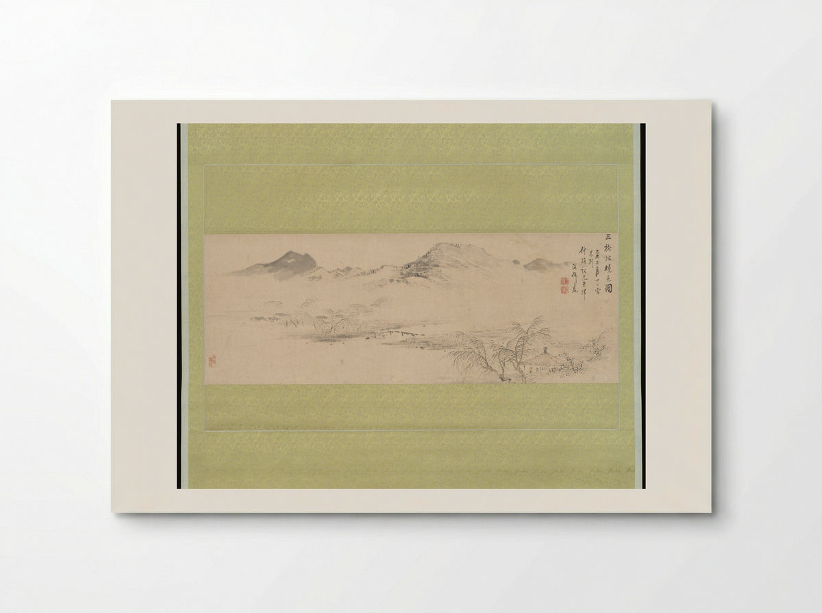 View of the Kamo River from Sanbogi at Dawn - Oda Kaisen - Poster