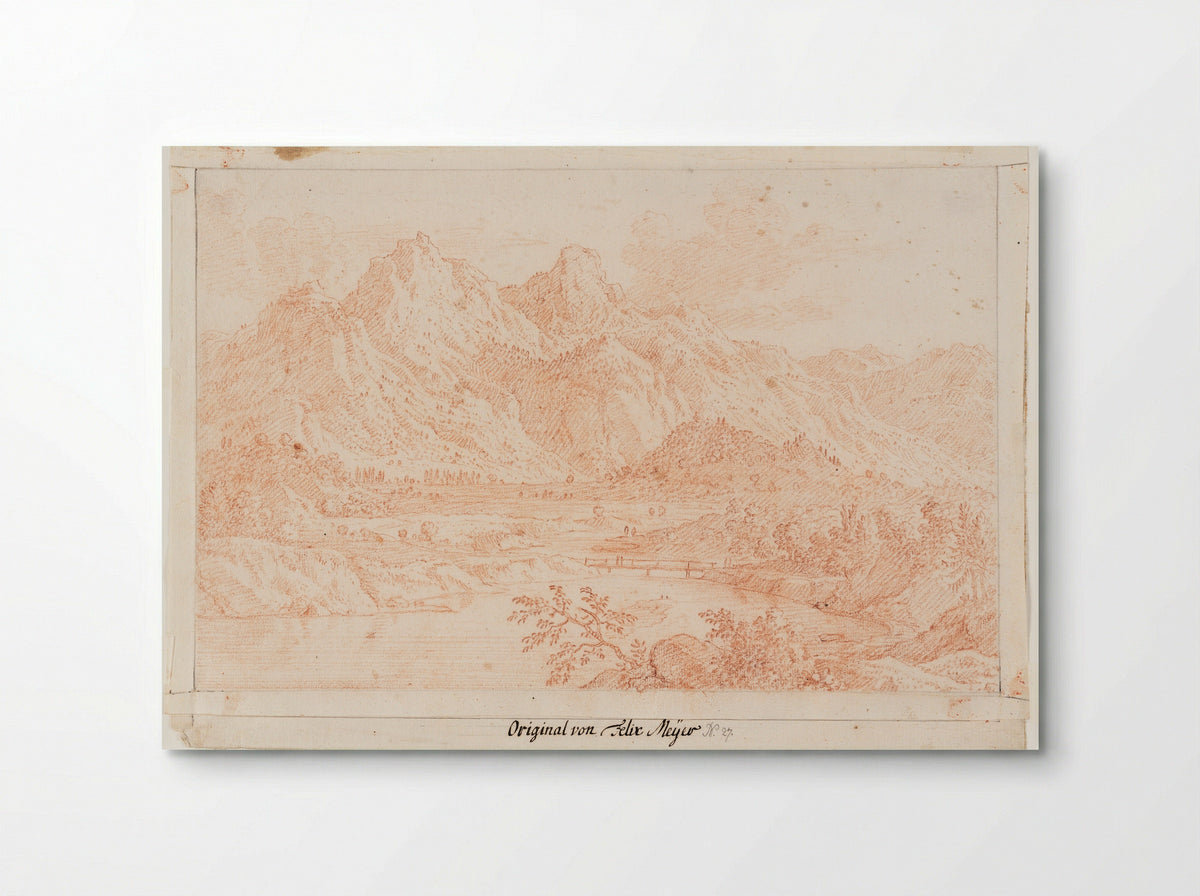 View of the Mythen from Muota Valley - Felix Meyer - Poster