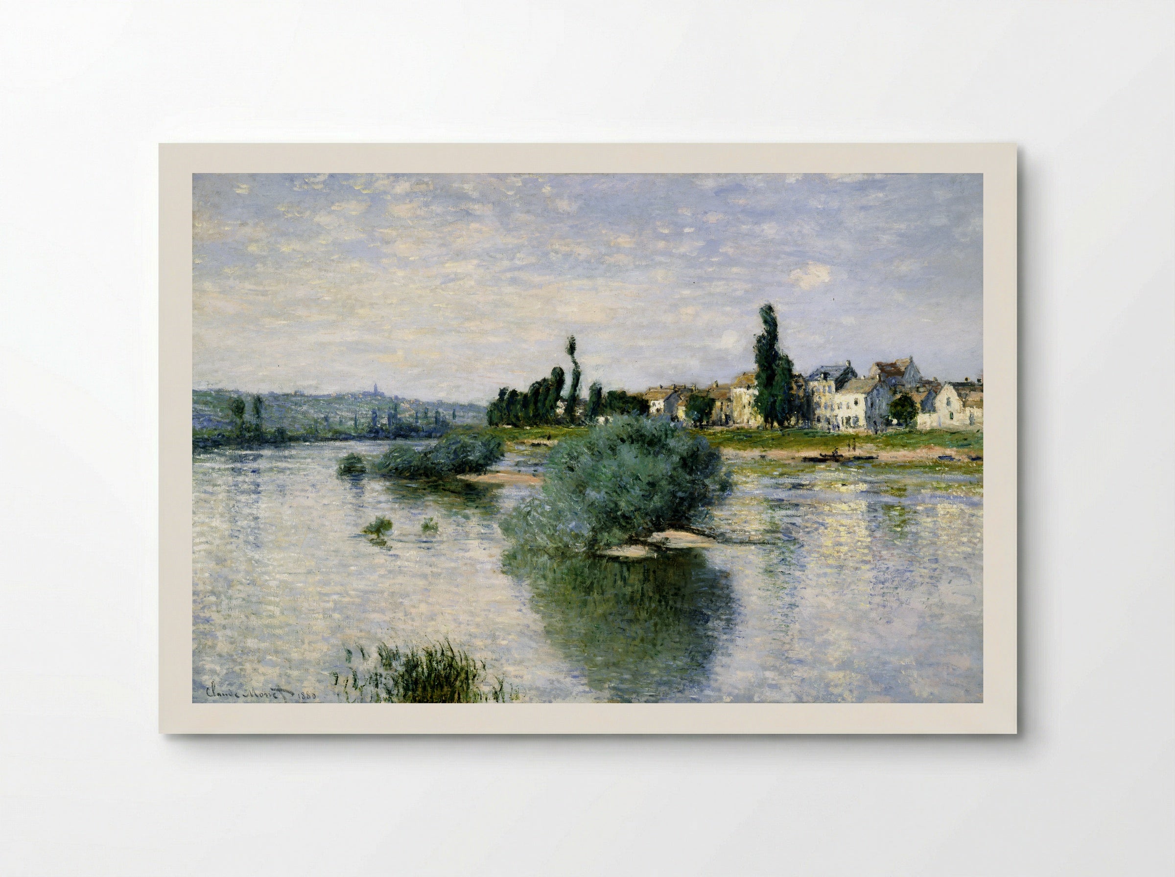 View of the Seine, Lavacourt - Claude Monet - Poster