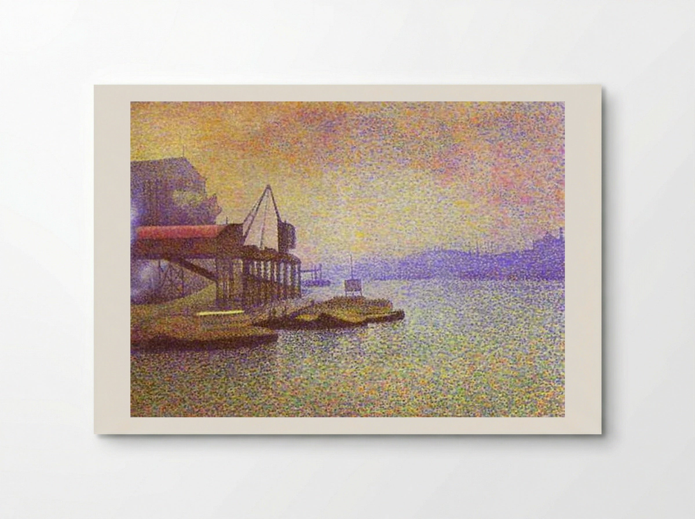 View of the Thames - Georges Lemmen - Poster