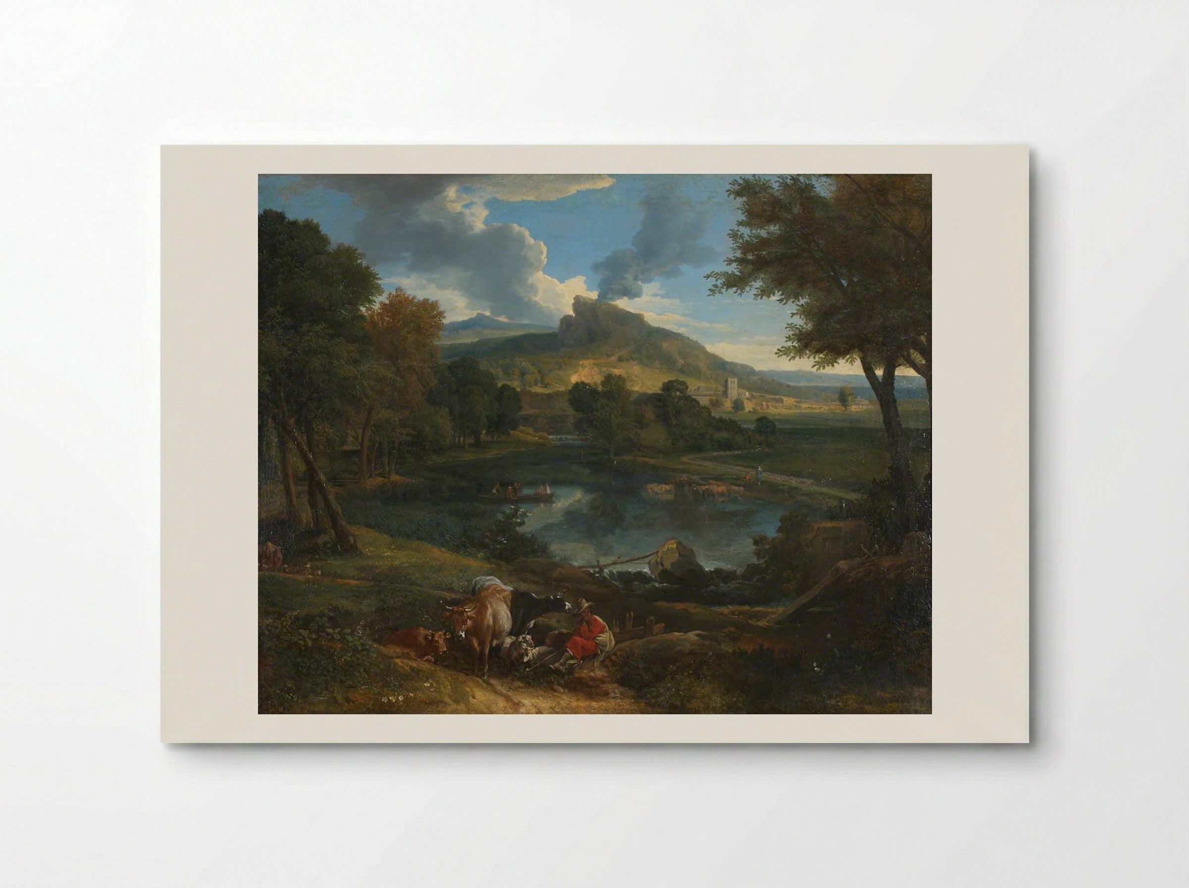 View of the Valley of the Mawddach with Cader Idris - Richard Wilson - Poster
