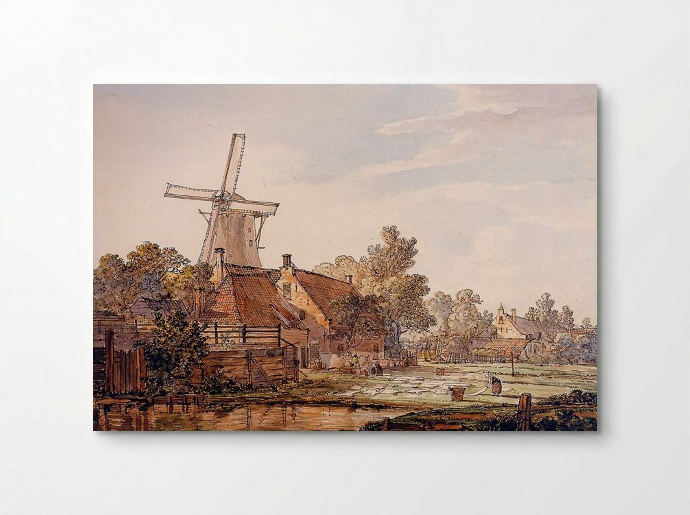 View on Bleechingground in Vriesepoort - Jacob van Strij - Poster