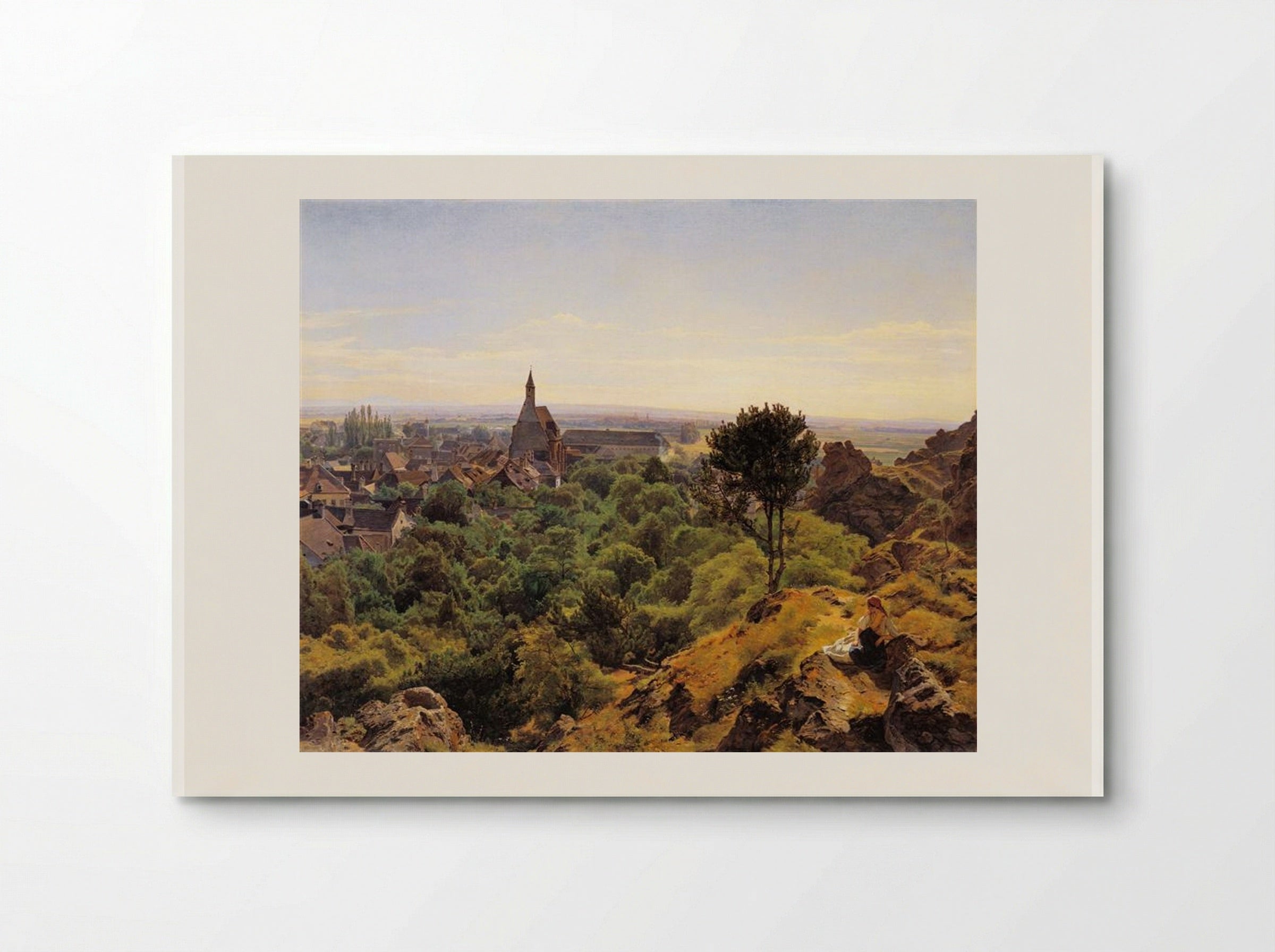 View to Mödling - Ferdinand Georg Waldmüller - Poster