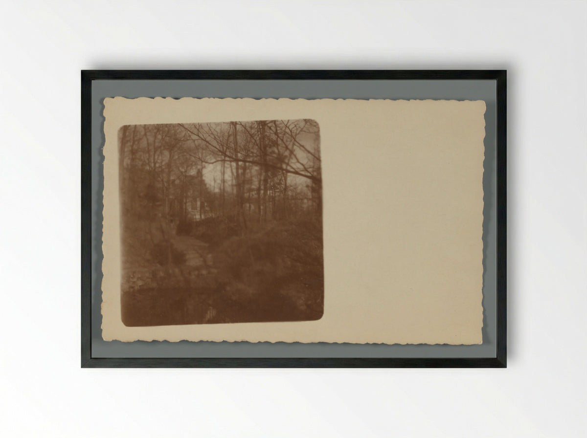Vijver bij Huis Gimli, Aerdenhout - Willem Witsen - Framed Print Black