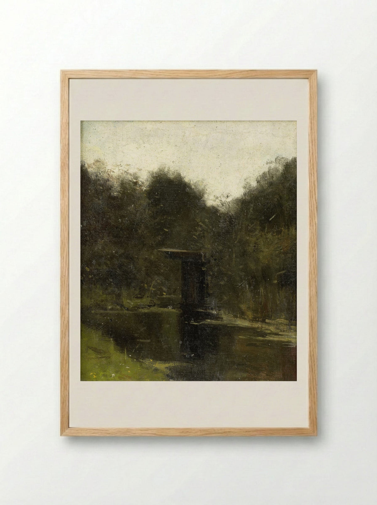 Vijverhoek bij Breukelen - Richard Nicolaüs Roland Holst - Framed Print Wood