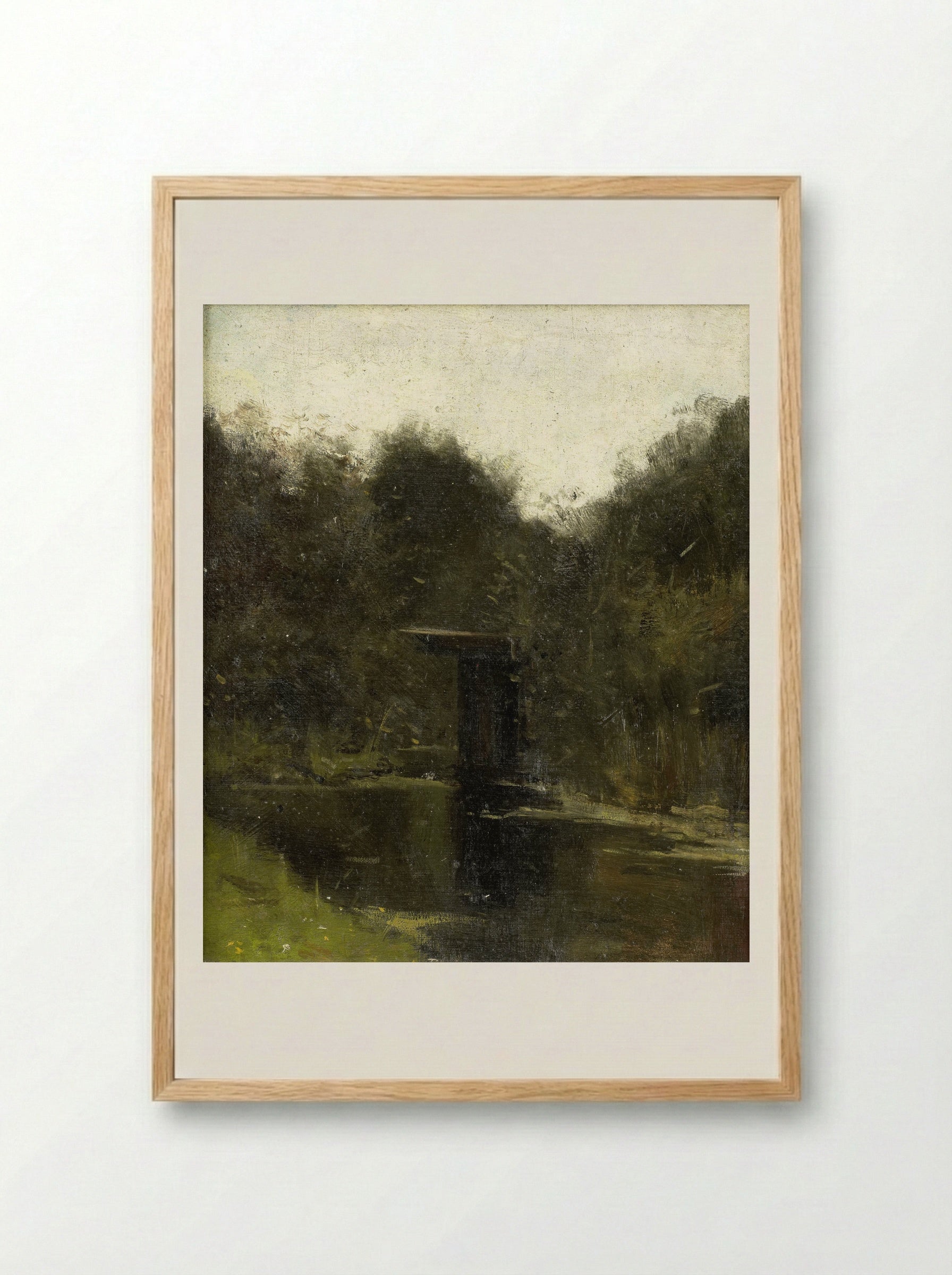 Vijverhoek bij Breukelen - Richard Nicolaüs Roland Holst - Framed Print Wood