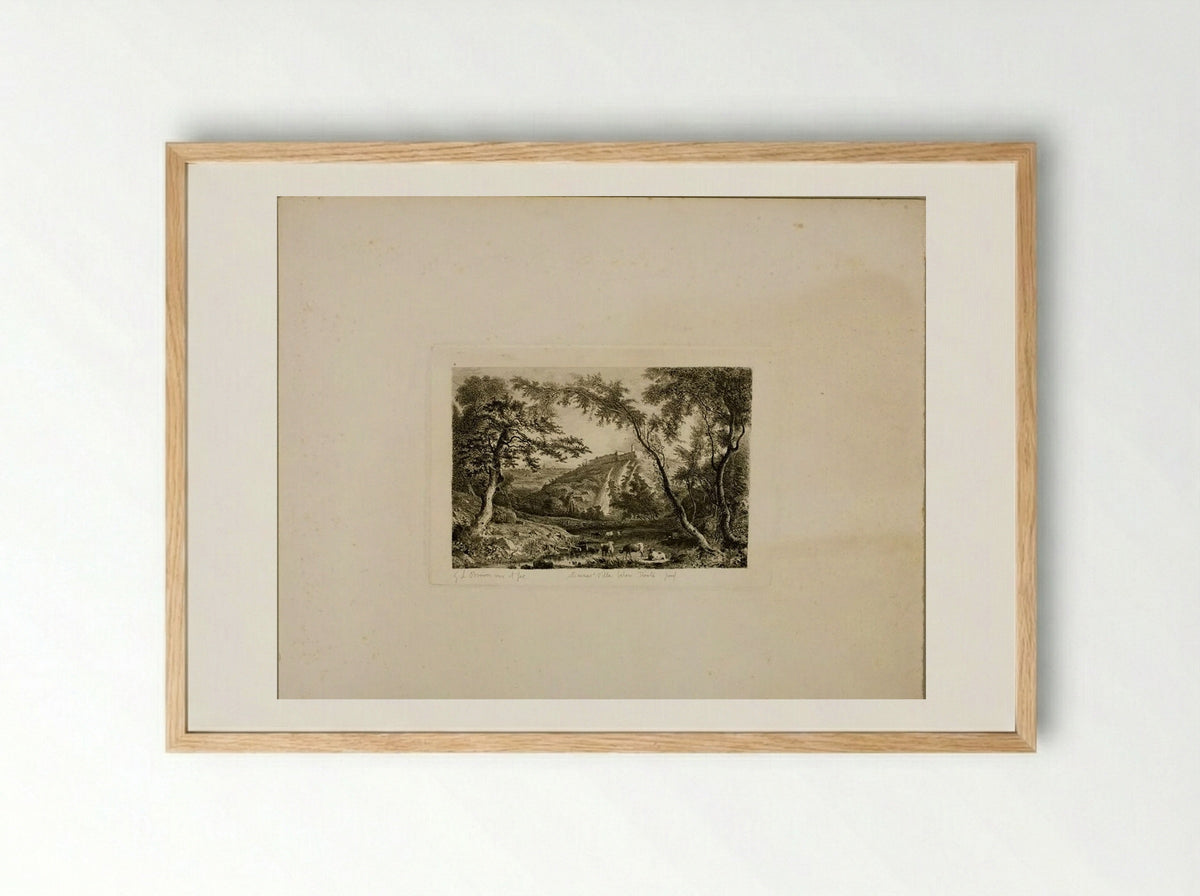 Villa of Maecenas, Tivoli - George Loring Brown - Framed Print Wood
